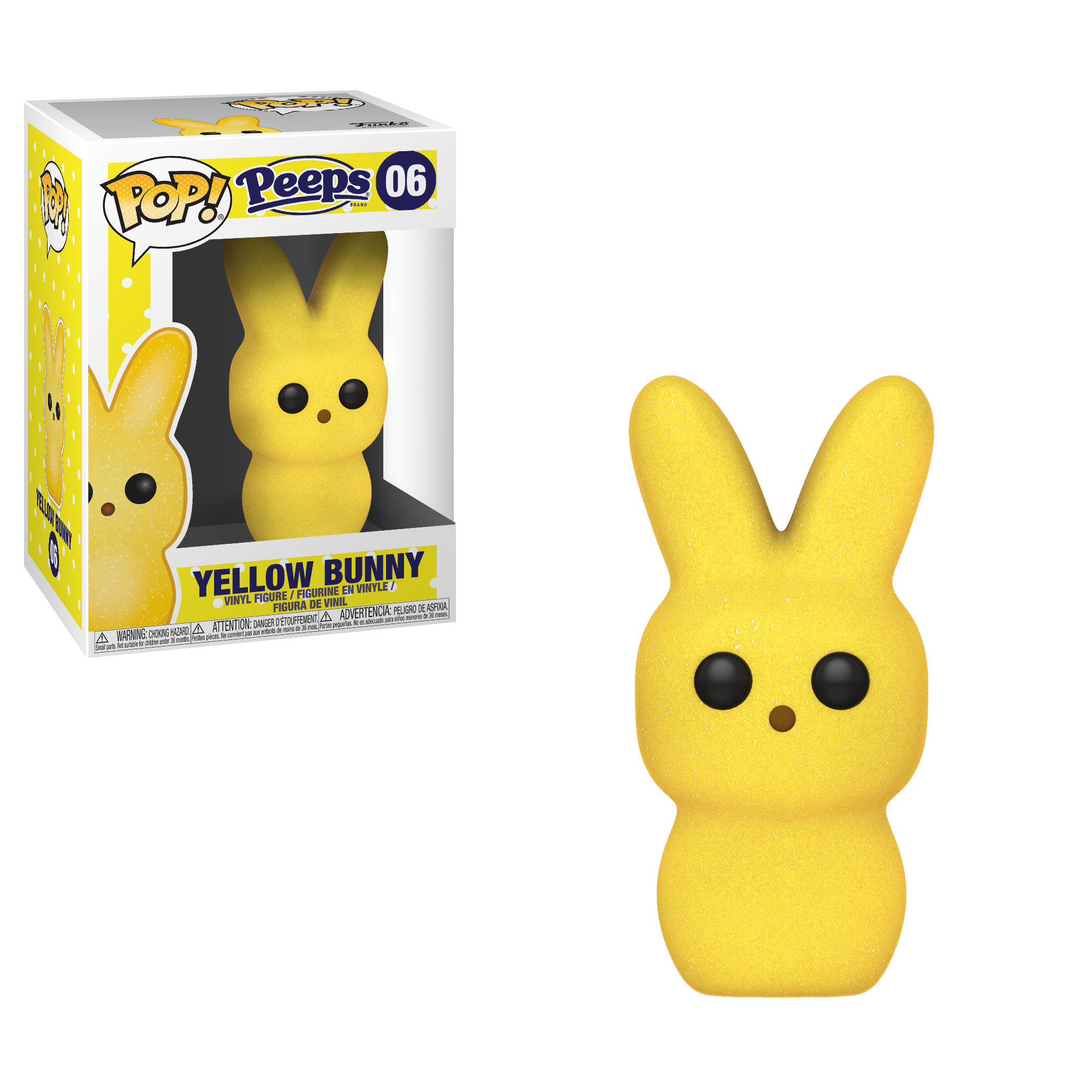 peeps yellow plush bunny