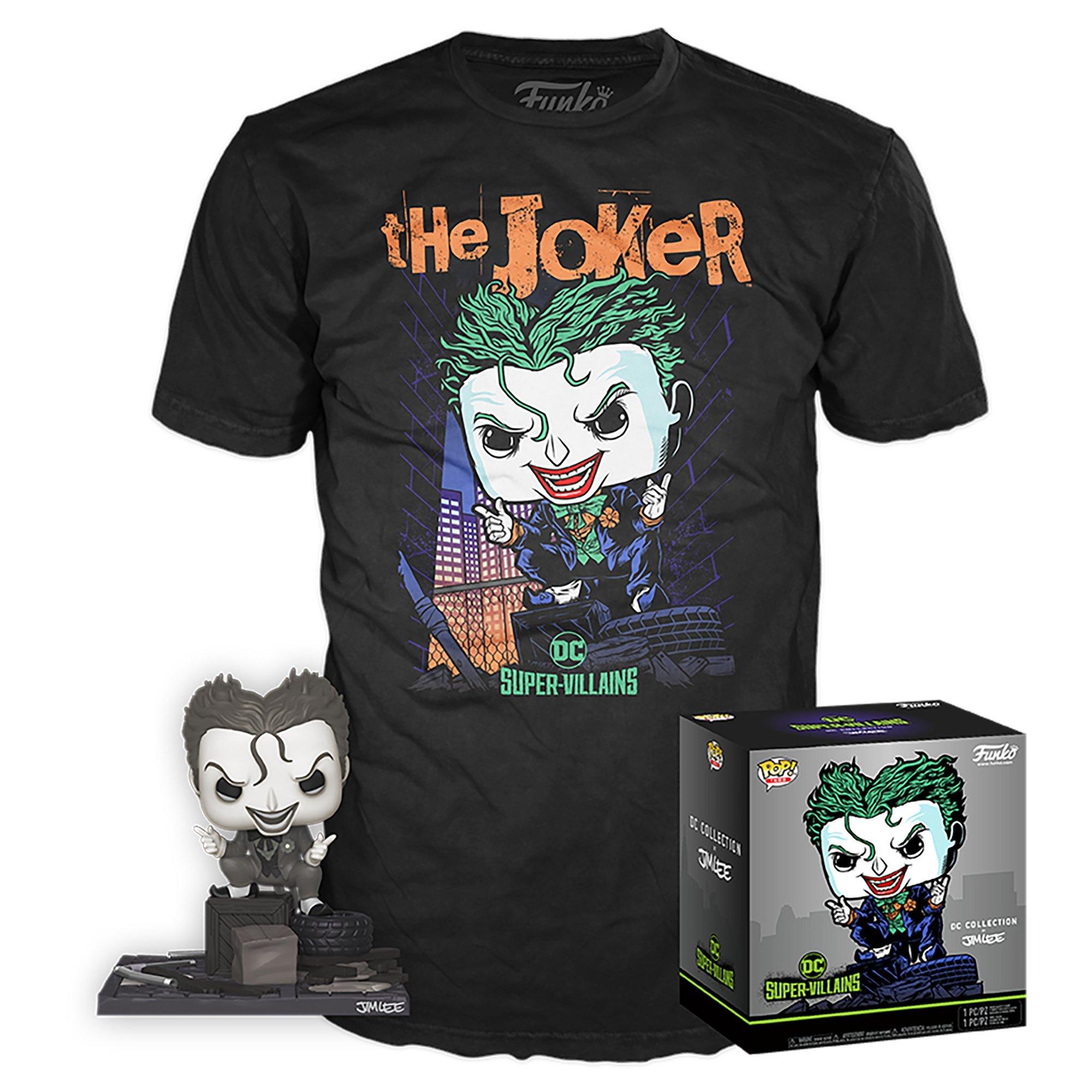 POP! and Tee: The Joker by Jim Lee T-Shirt