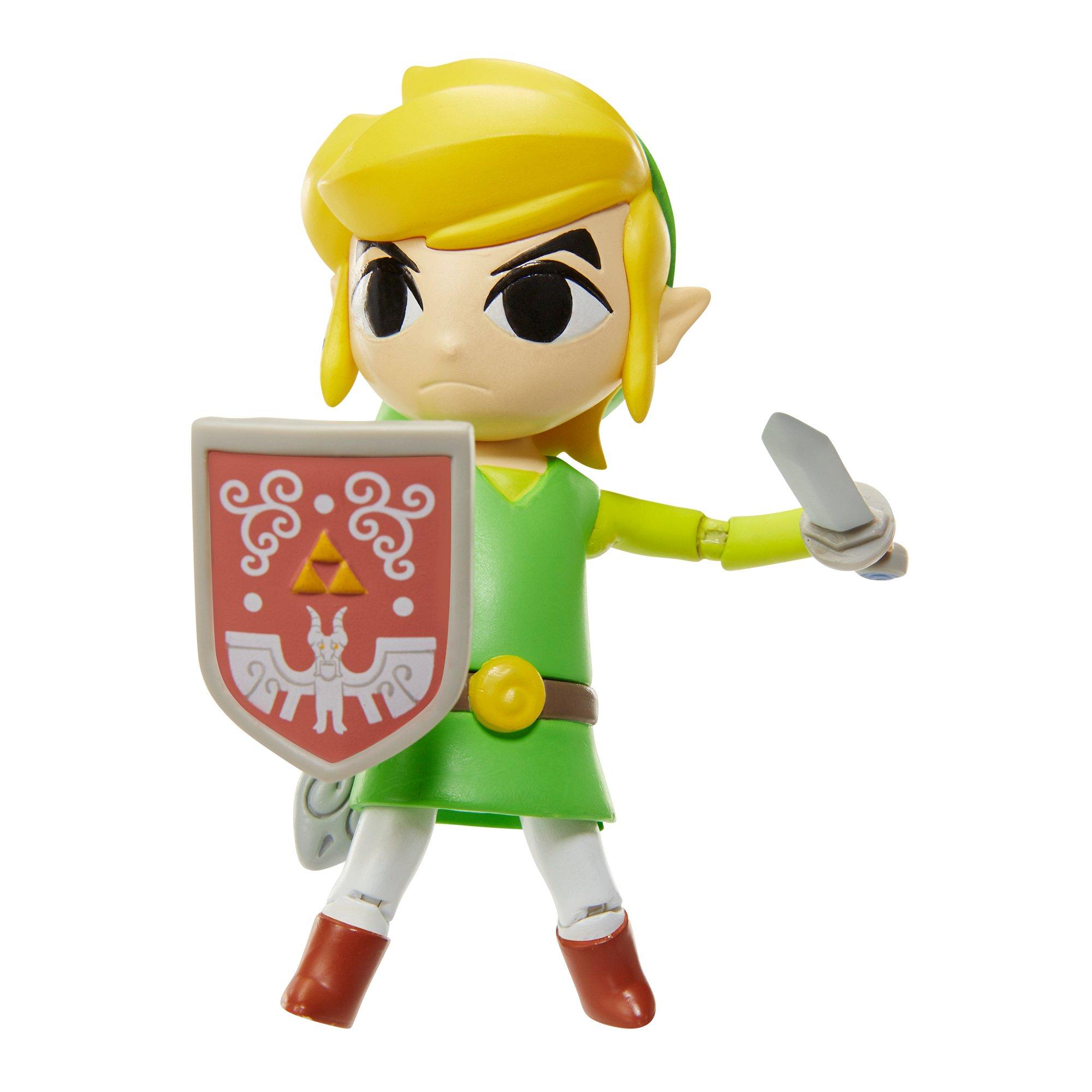 The Legend Of Zelda Wind Waker Link World Of Nintendo Action Figure Gamestop