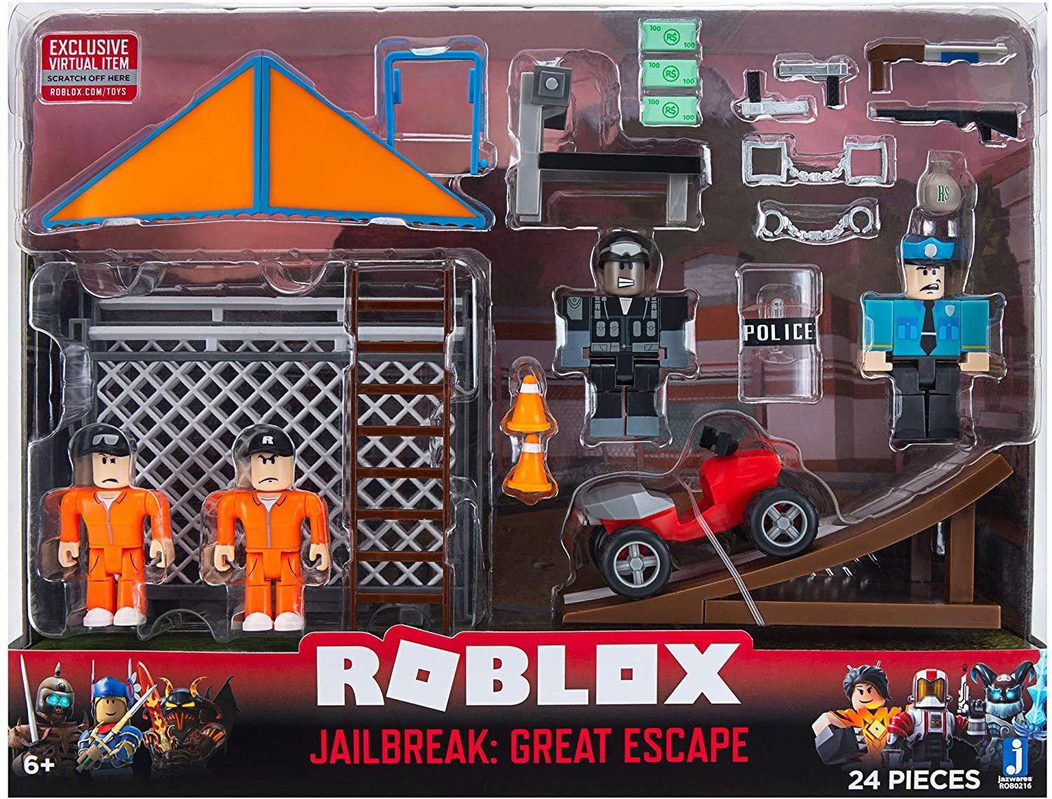 Roblox Jailbreak Great Escape Environmental Set Gamestop - roblox jailbreak great escape environmental set figures