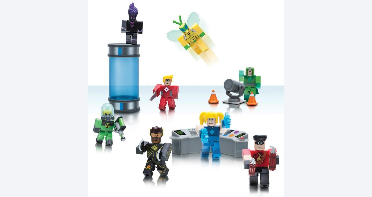 Roblox Heroes Of Robloxia Action Figure Set Gamestop - escape the evil gameboy roblox