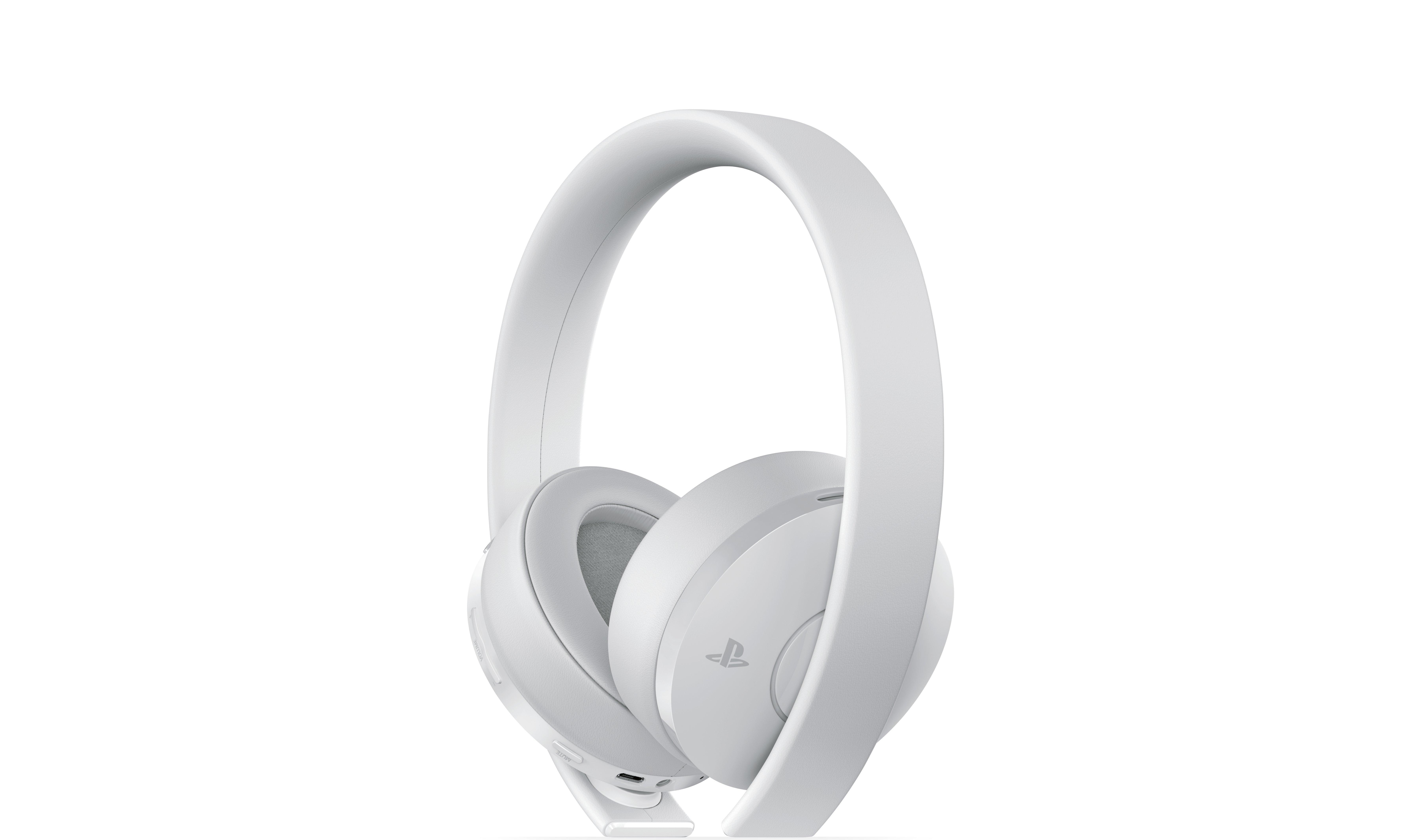 list item 1 of 12 PlayStation 4 New Gold White Wireless Headset