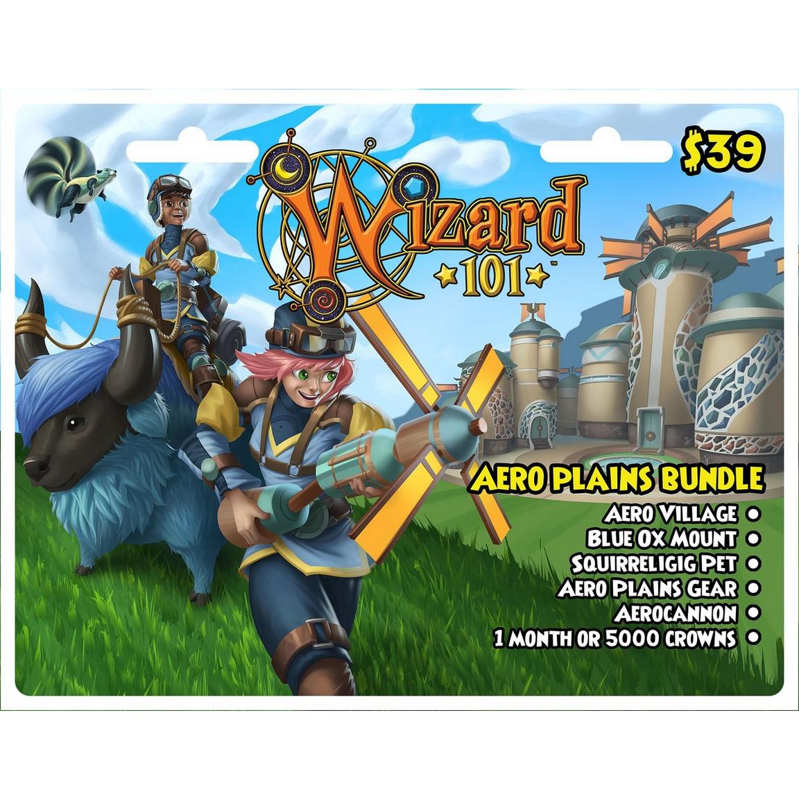 KingsIsle Entertainment Wizard 101 Aero Plains Bundle Digital Card