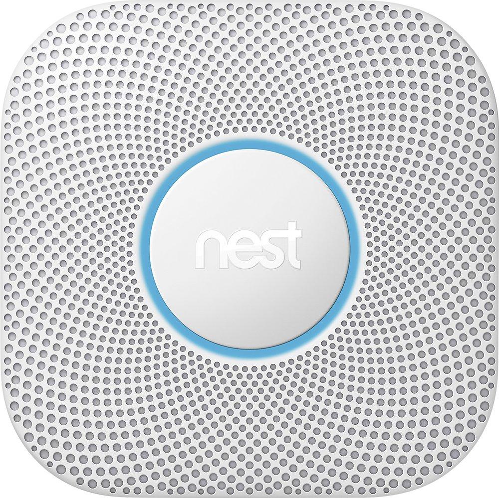 list item 1 of 8 Google Nest Protect Smoke and Carbon Monoxide Alarm Battery Powered 2nd Generation