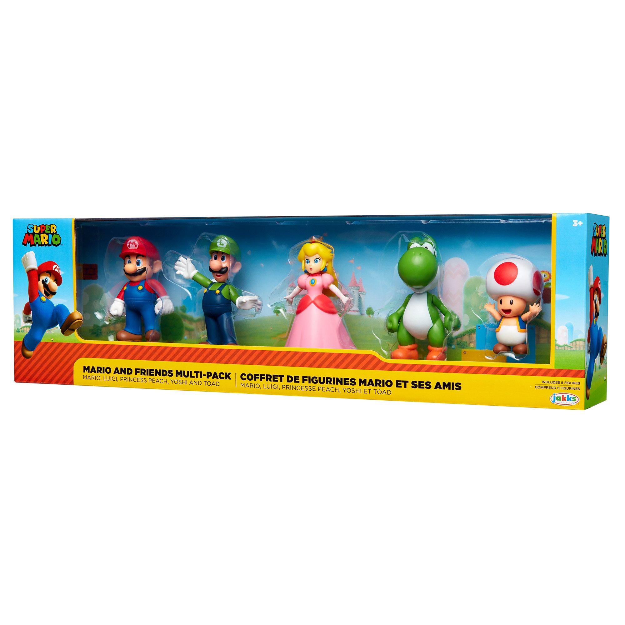 Super Mario Nintendo 4 Figure 2 Pack: Mario & Peach