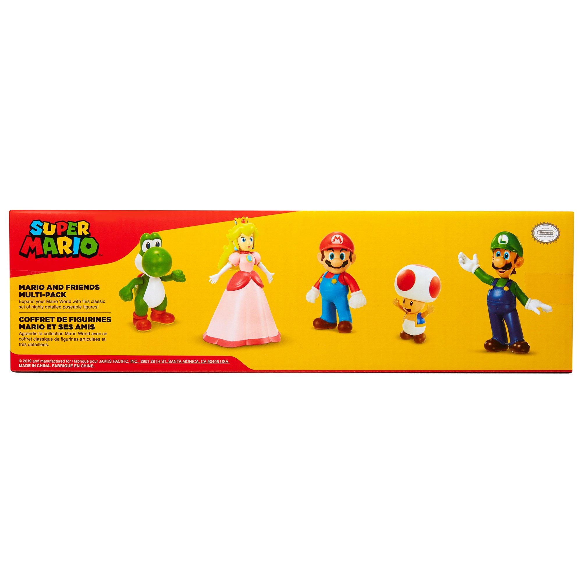 Jakks Pacific Nintendo Super Mario and Bowser Jr 2.5-in Figure Set