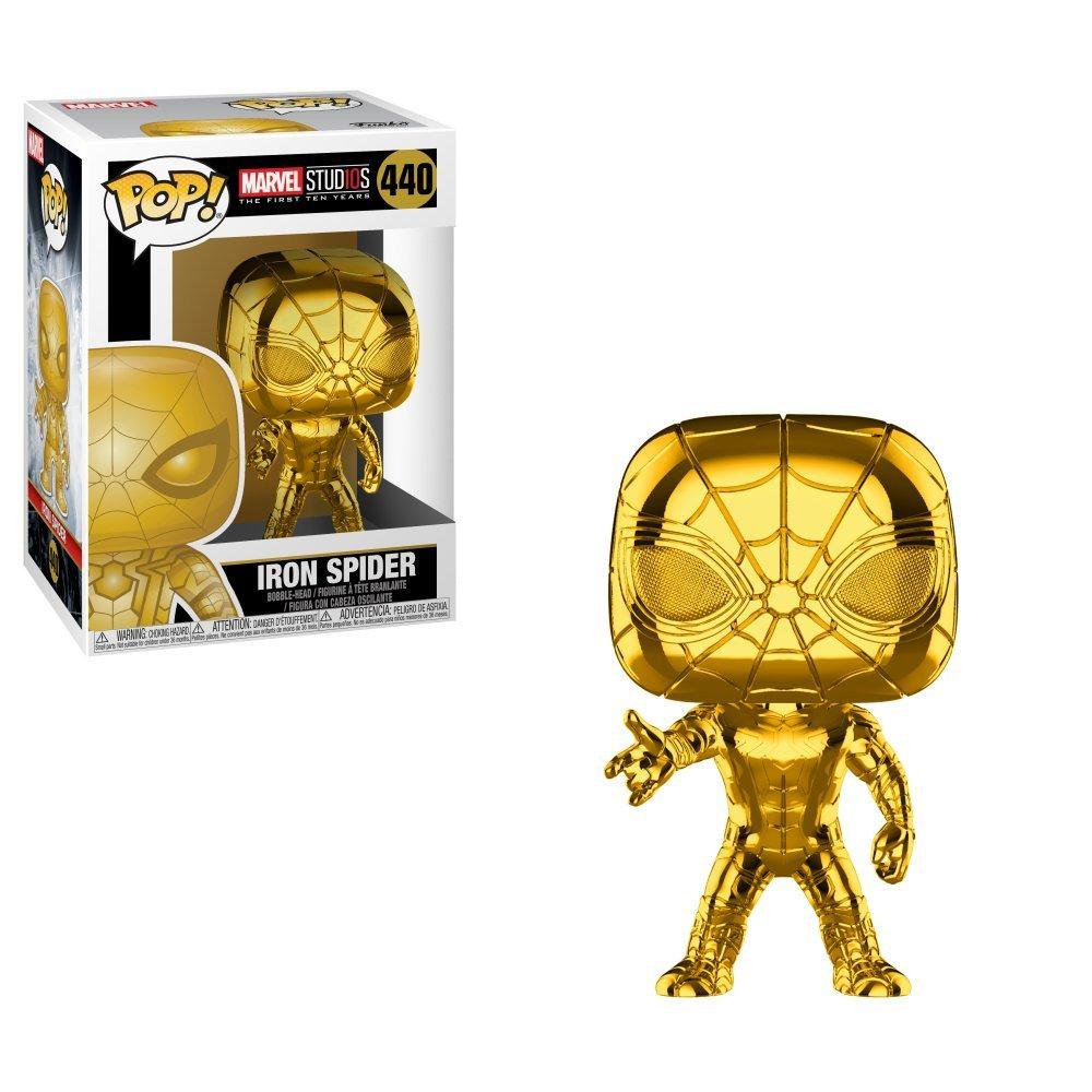 Gold Chrome Funko pop Marvel Studios The First Ten Years Set of 15 Complete 