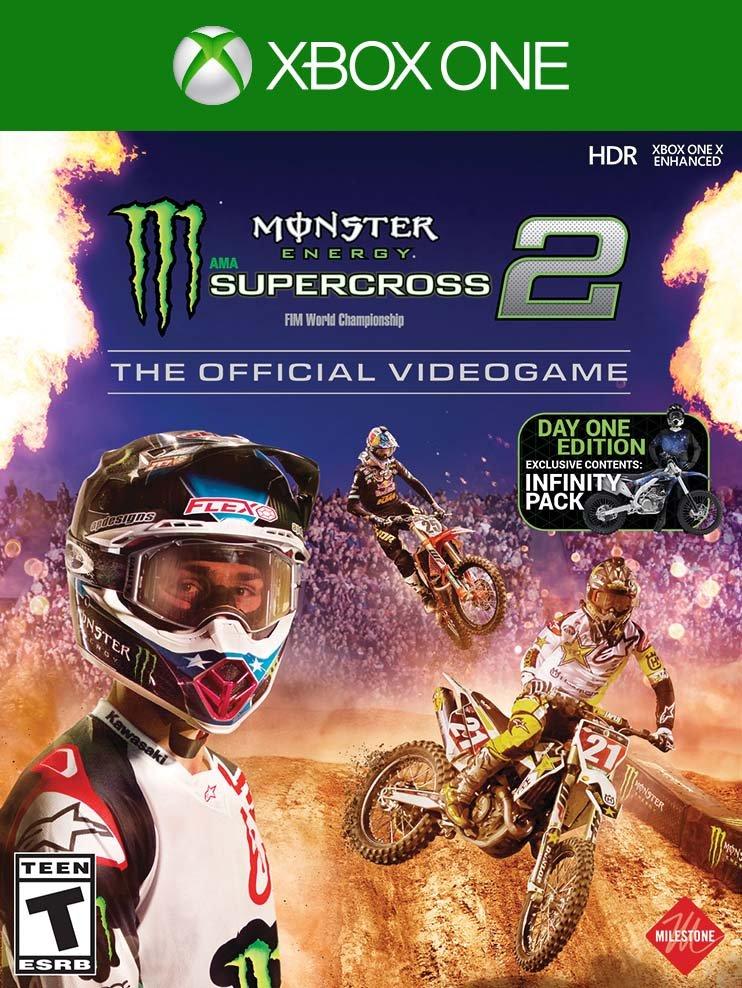 Monster Energy Supercross - The Official Videogame 2 - Xbox One, Pre-Owned -  Milestone