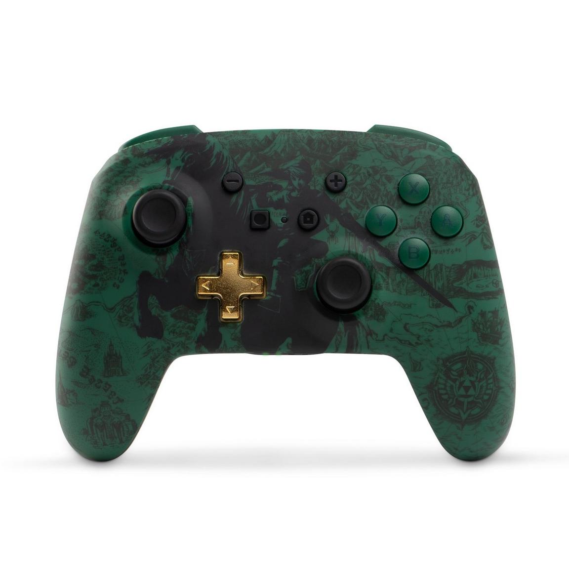 PowerA Enhanced Wireless Controller for Nintendo Switch The Legend of Zelda Link Silhouette, Pre-Owned