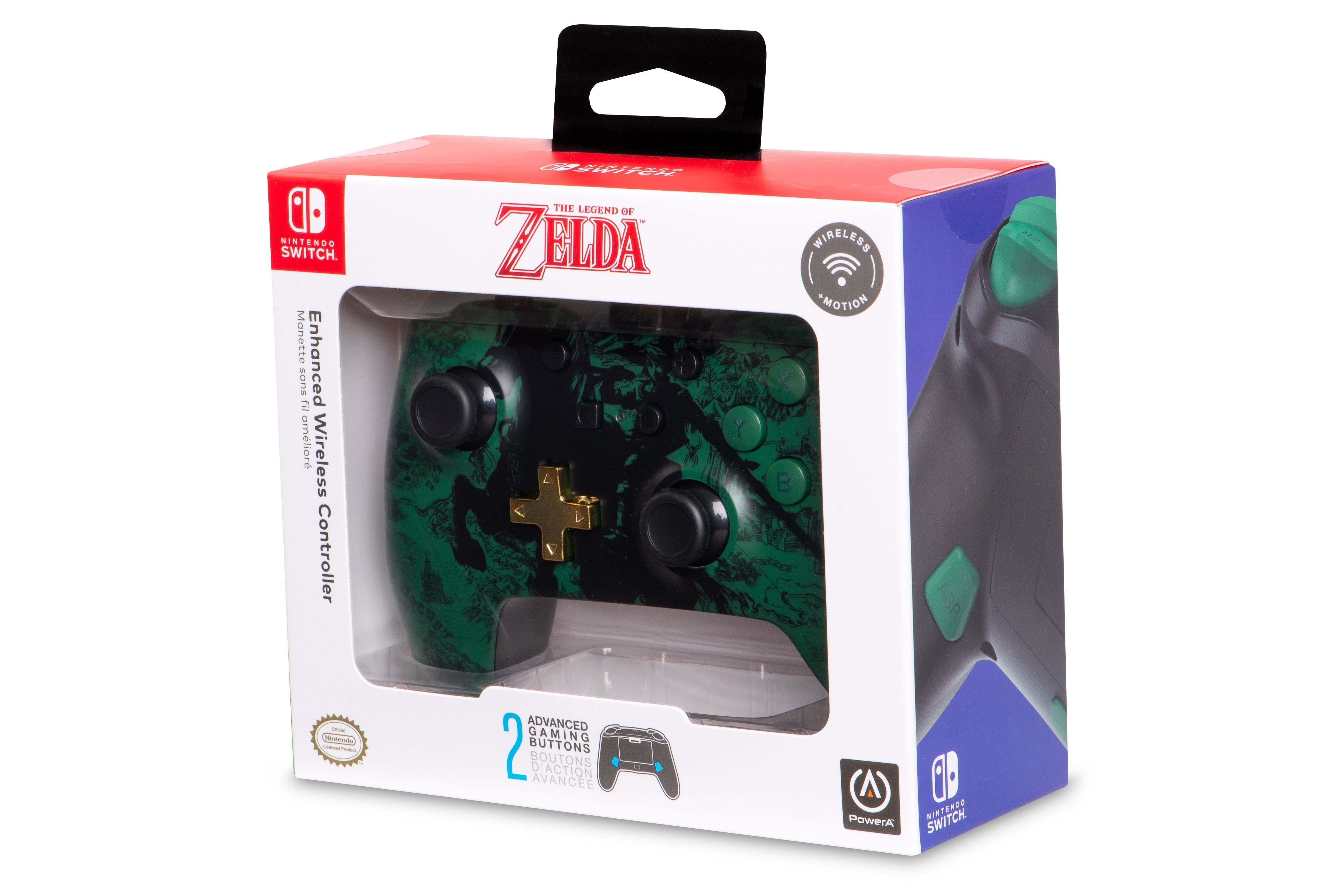 list item 11 of 18 PowerA Enhanced Wireless Controller for Nintendo Switch The Legend of Zelda Link Silhouette