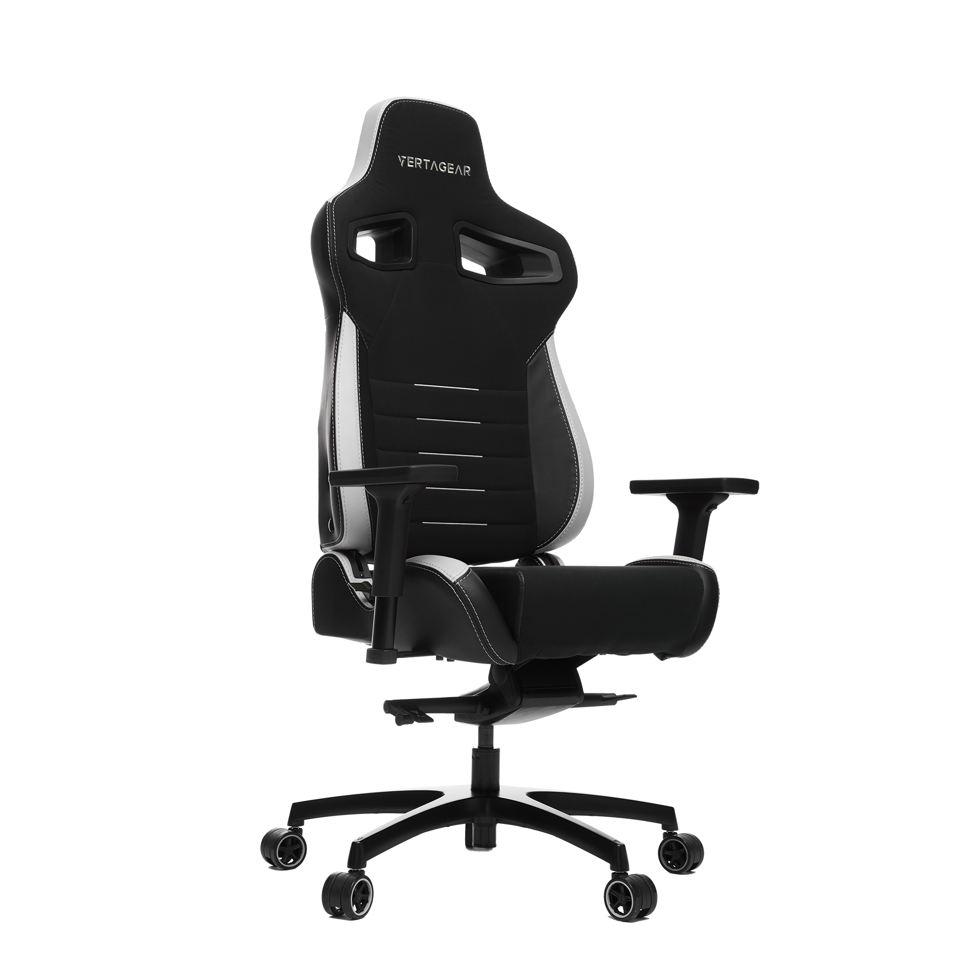 PLine PL4500 Black and White Racing Series Gaming Chair