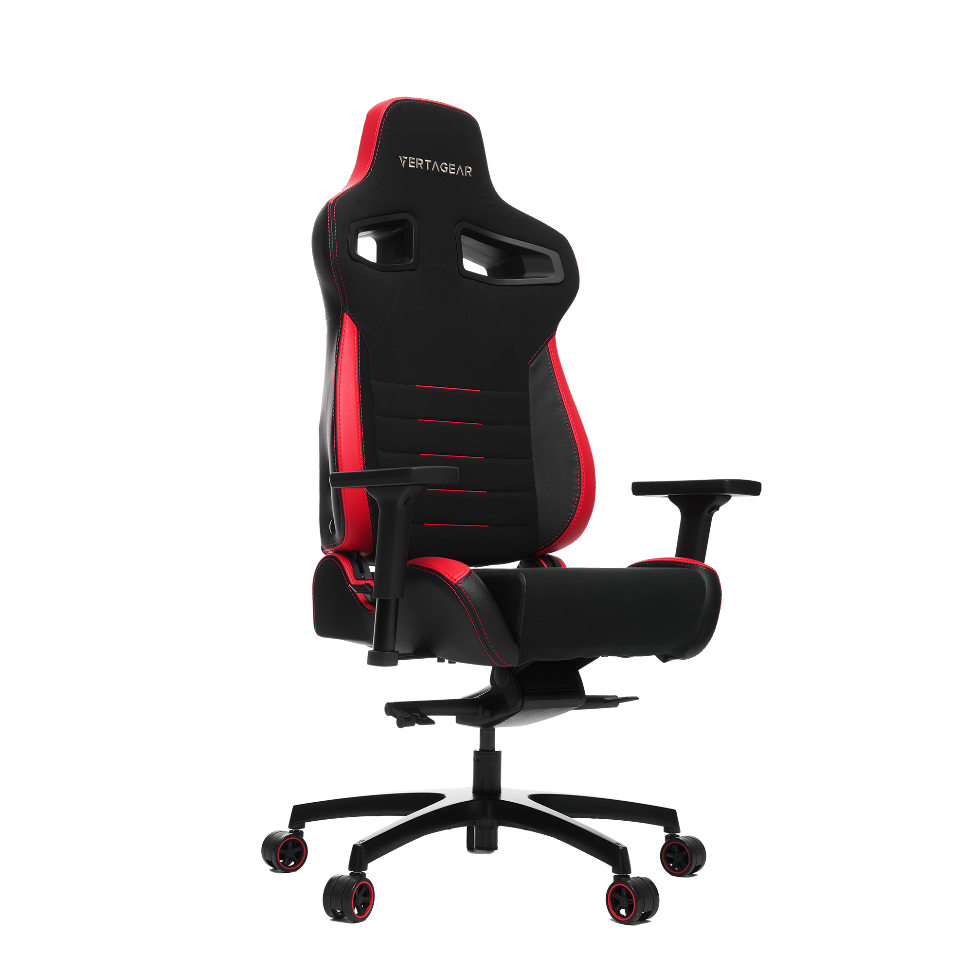 pline pl4500 black and red racing series gaming chair  gamestop