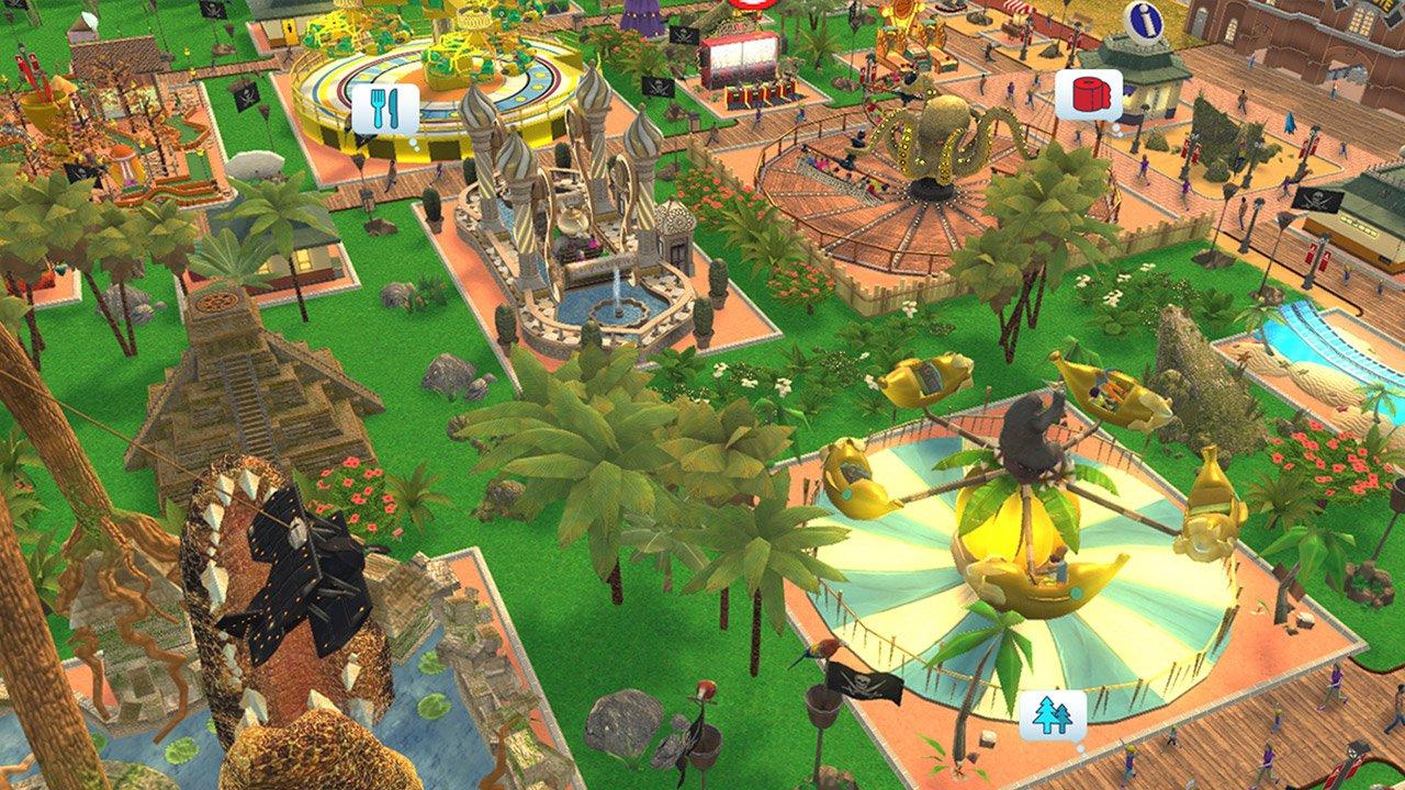 Rent Roller Coaster Tycoon Adventures Deluxe on Nintendo Switch