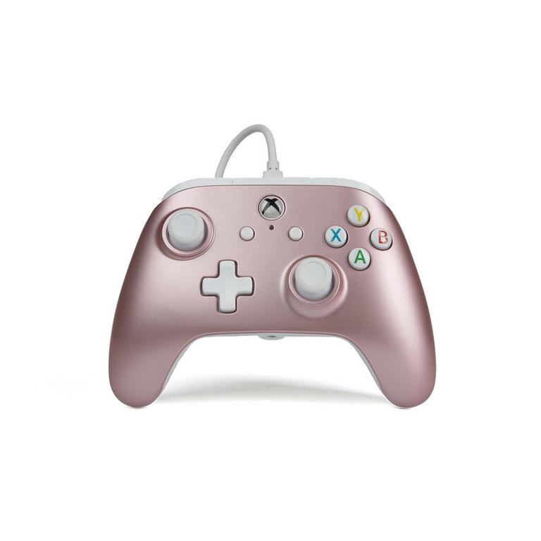 PowerA Xbox One Rose Gold Enhanced Wired Controller Available At GameStop Now!