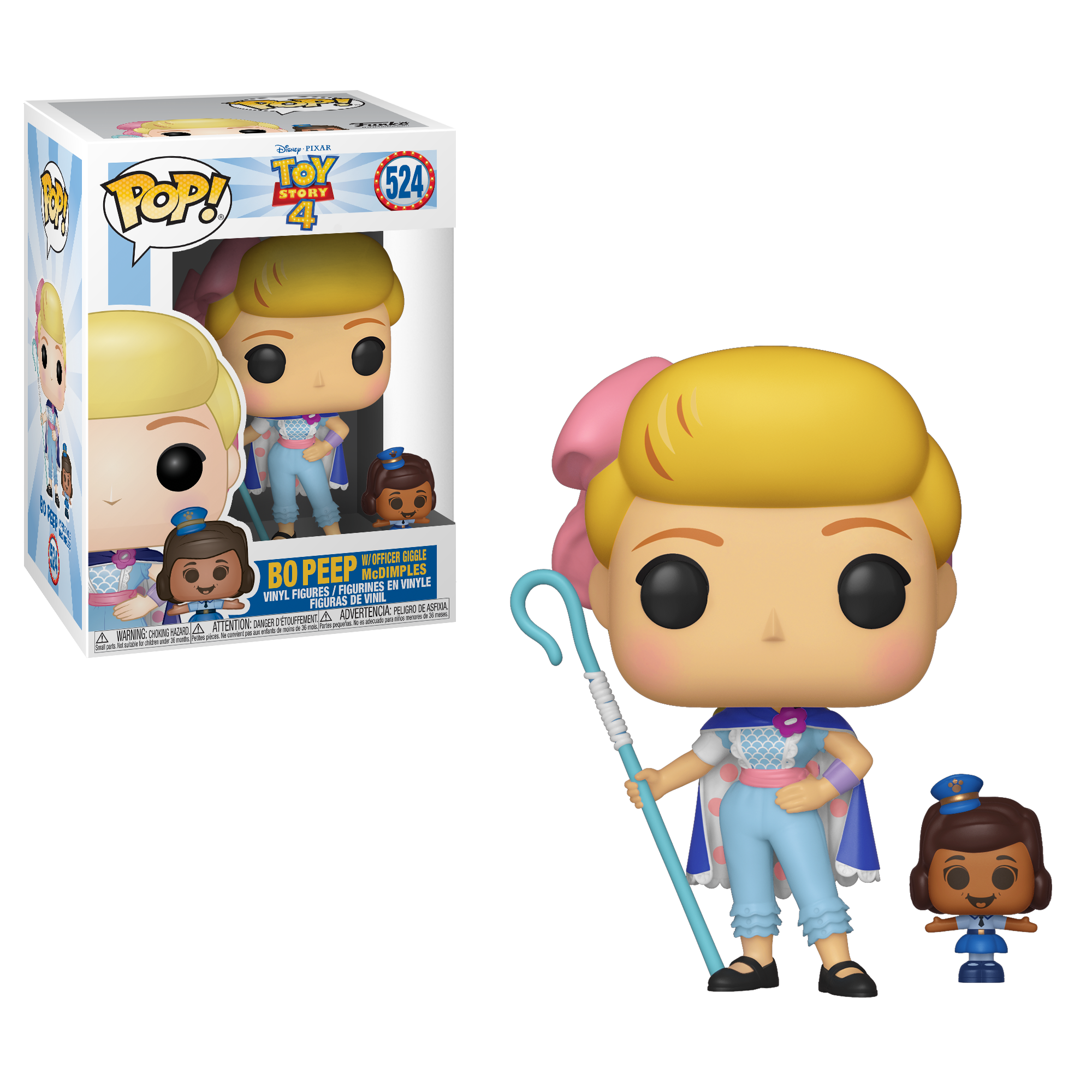 Pop Disney Toy Story 4 Bo Peep With Officer Giggle Mcdimples Gamestop