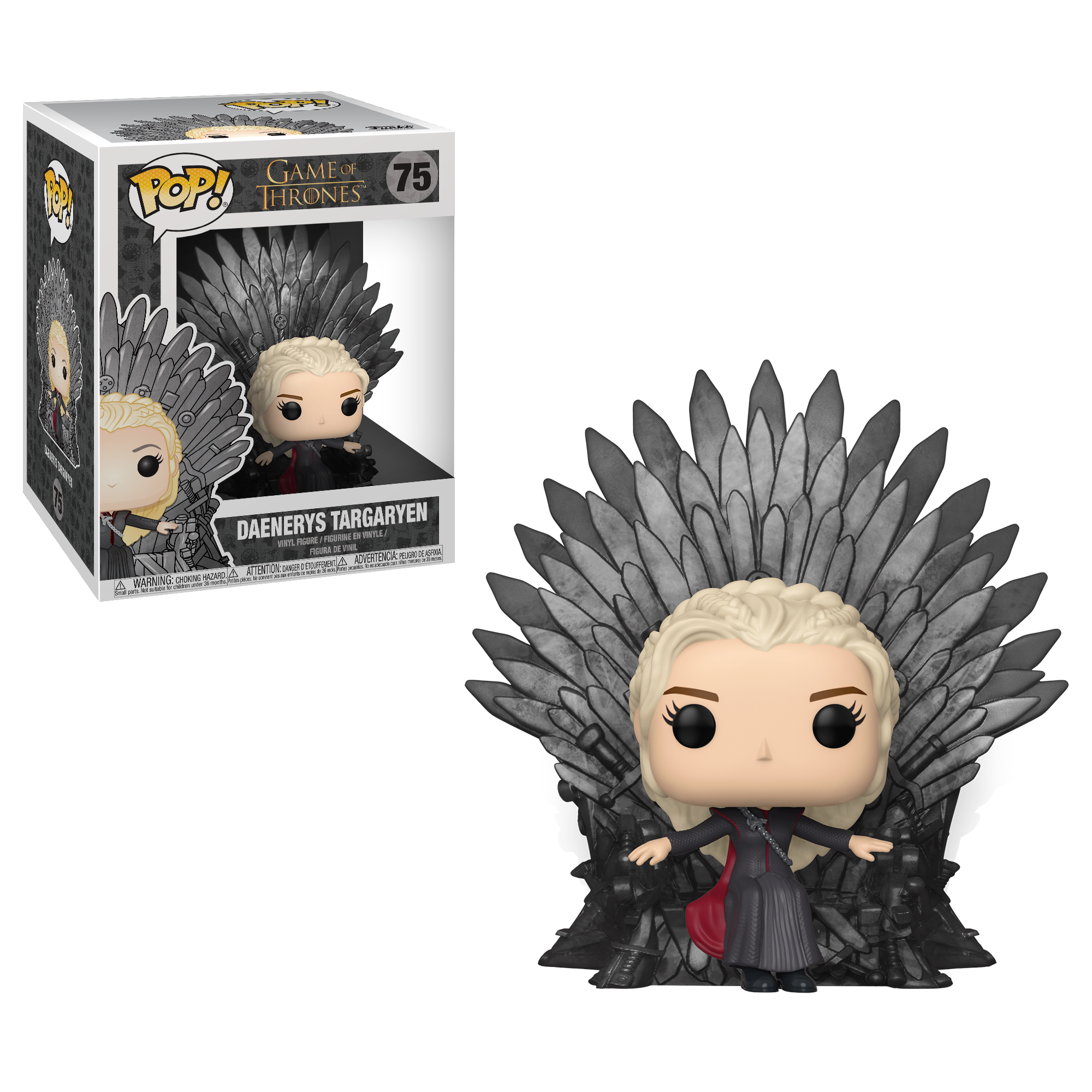 Funko POP! Deluxe: Game of Thrones Daenerys Targaryen on Throne Vinyl Figure
