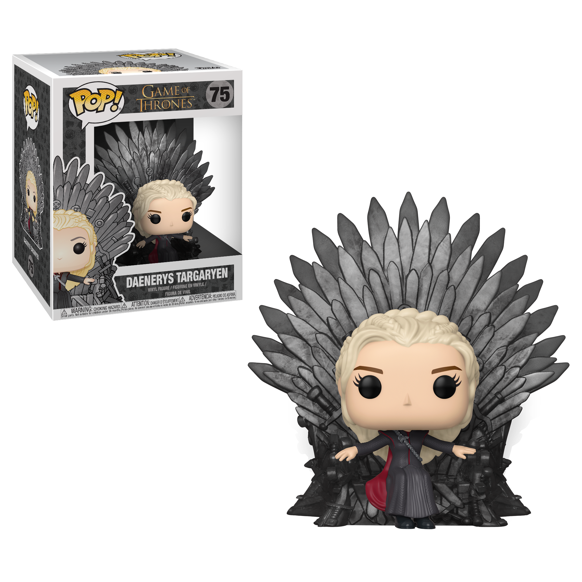 of Thrones Daenerys Targaryen on Throne 