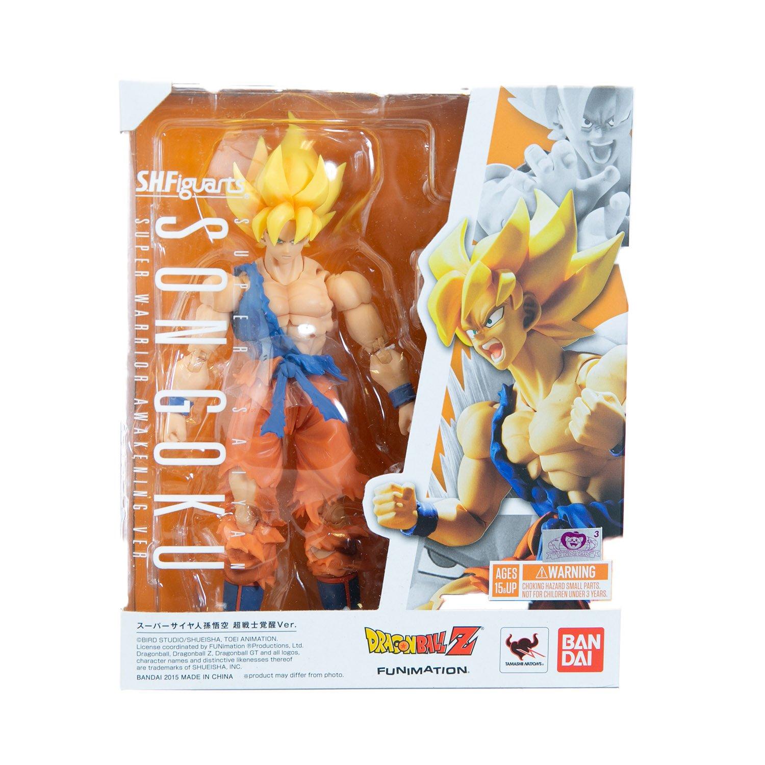 Dragon Ball Z Super Saiyan Son Goku Awakening Version S H Figuarts Action Figure Gamestop