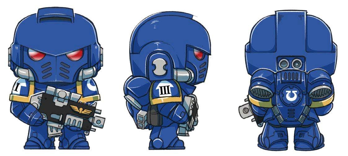 funko pop space marine warhammer