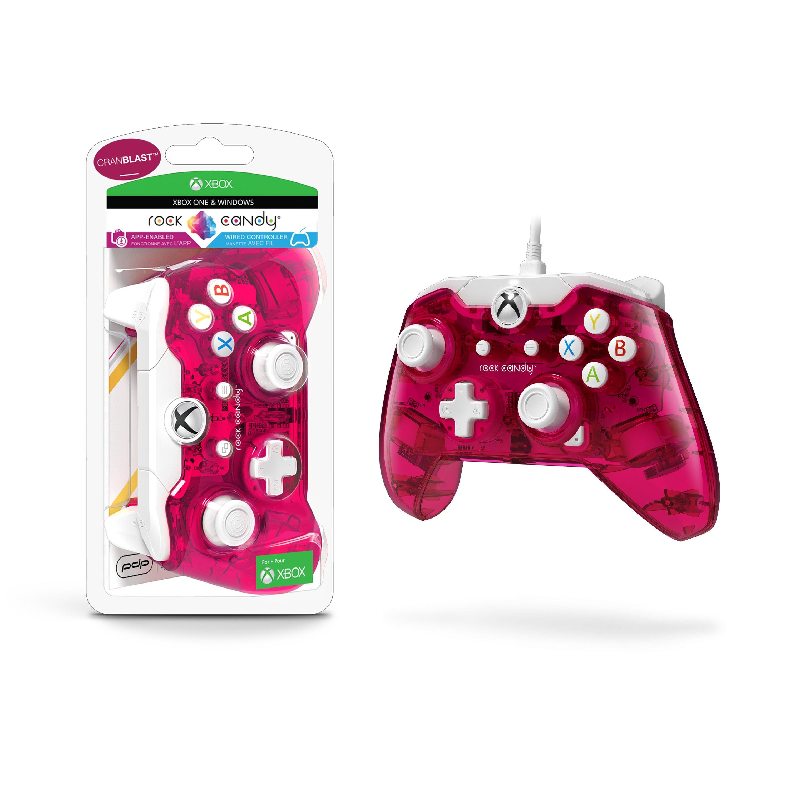 Rock Candy Cranblast Wired Controller For Xbox One Xbox One Gamestop - how to play roblox on laptop using nintendo wired controller