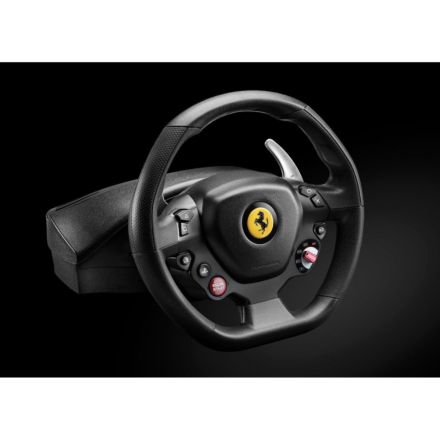 t80 ferrari 488 gtb edition racing wheel for playstation 4