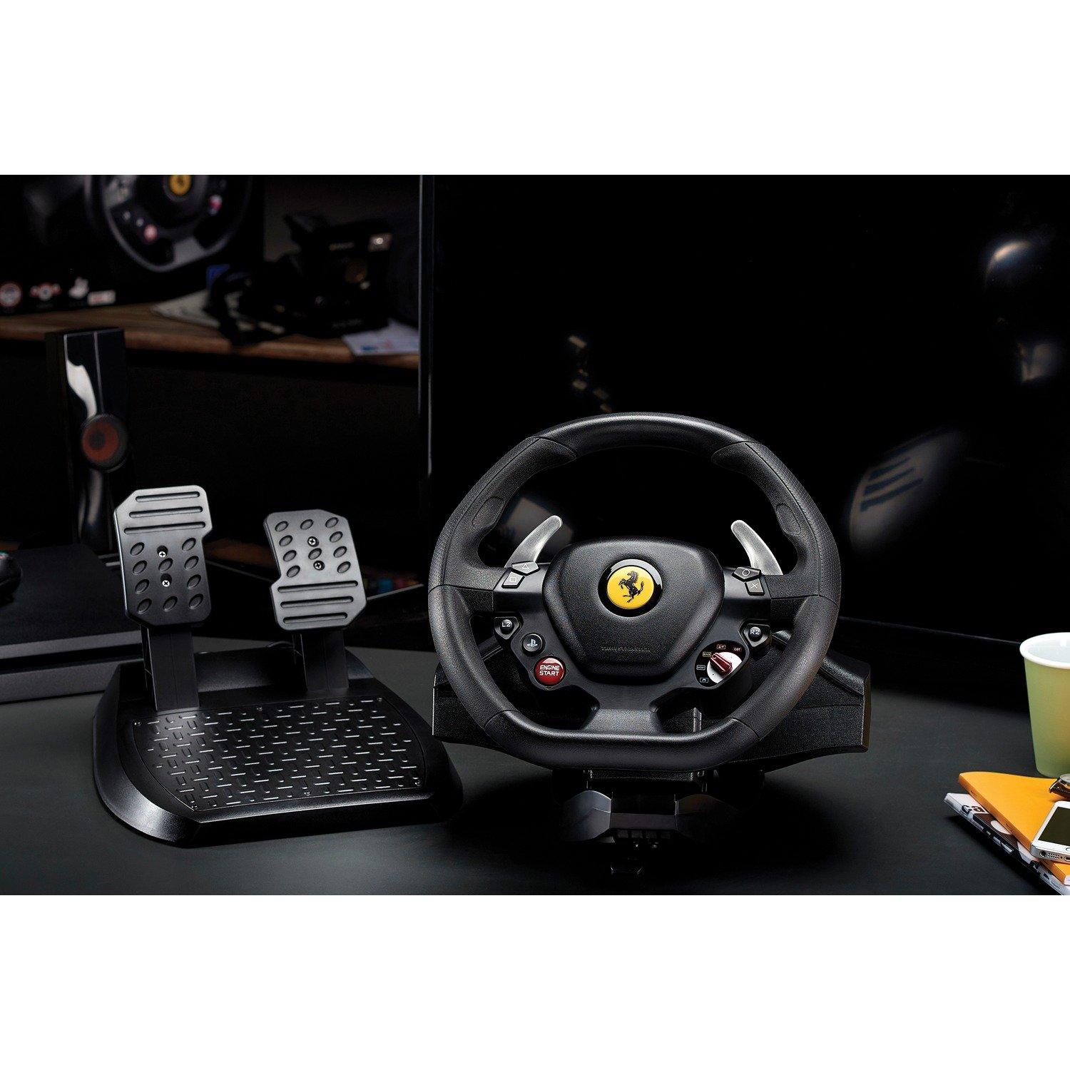 Thrustmaster t80 ferrari 488 gtb edition racing wheel for playstation 4