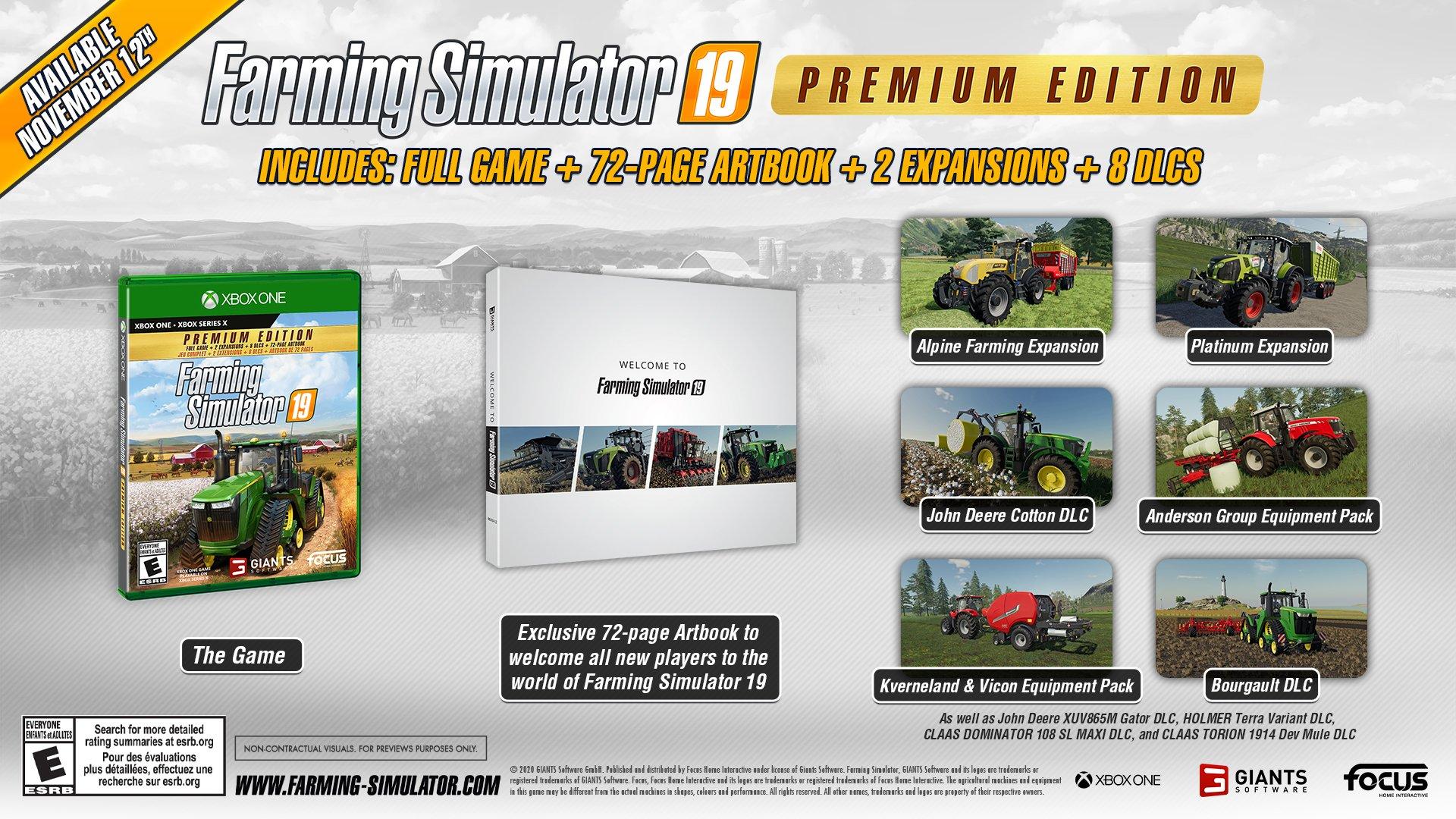 Farming Simulator 19 Premium Edition Xbox One Gamestop