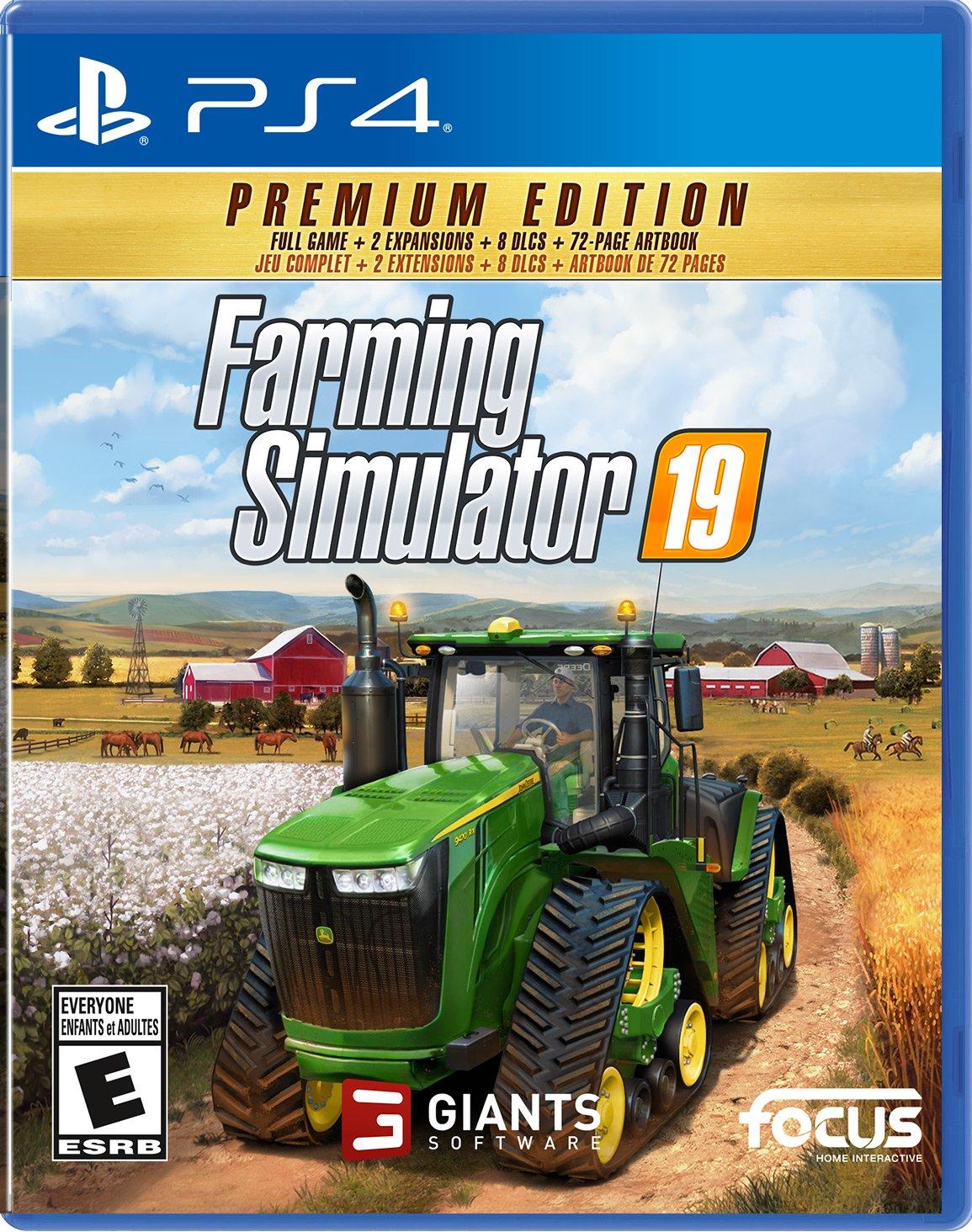 Farming Simulator 19: Premium Edition PS4 (Brand New Factory Sealed US  Version) 859529007621