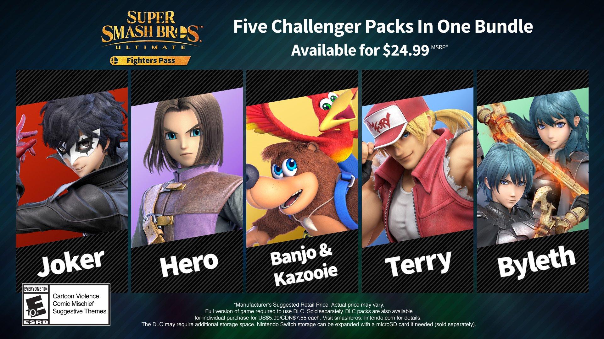 Super Smash Bros. Ultimate Fighters Pass DLC Nintendo GameStop