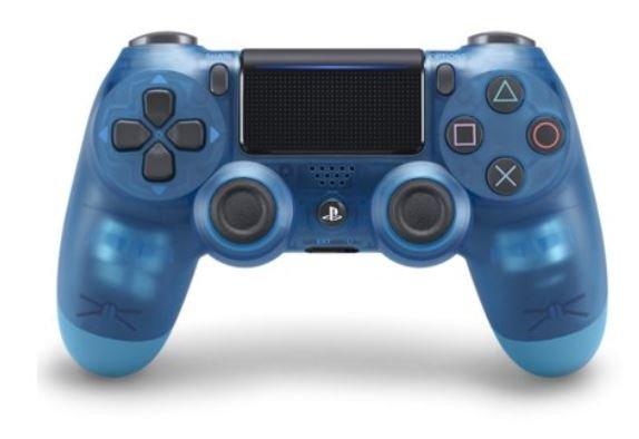 ps4 controller clear blue