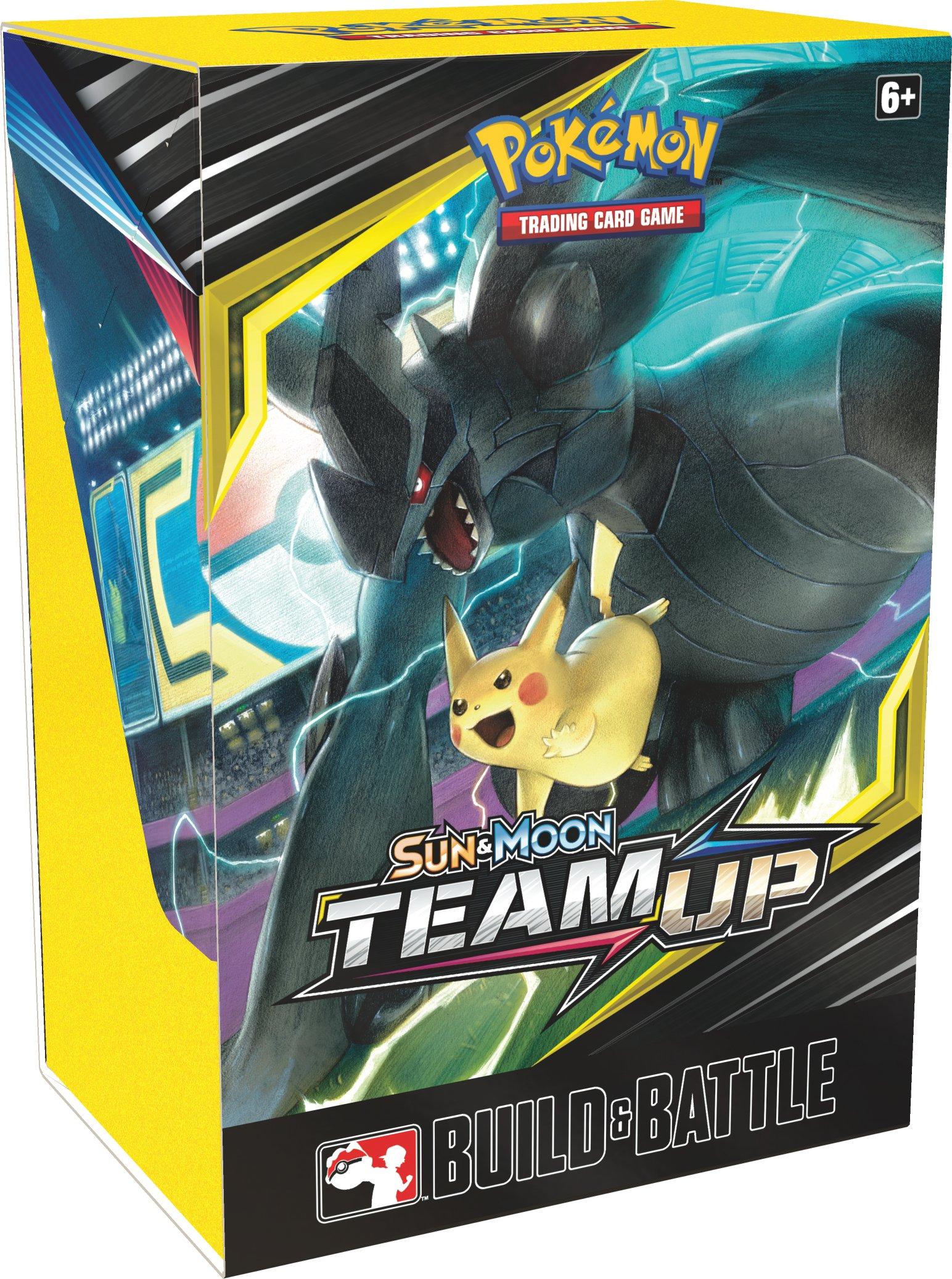 Pokemon Trading Card Game Sun And Moon Team Up Build And Battle Box Gamestop