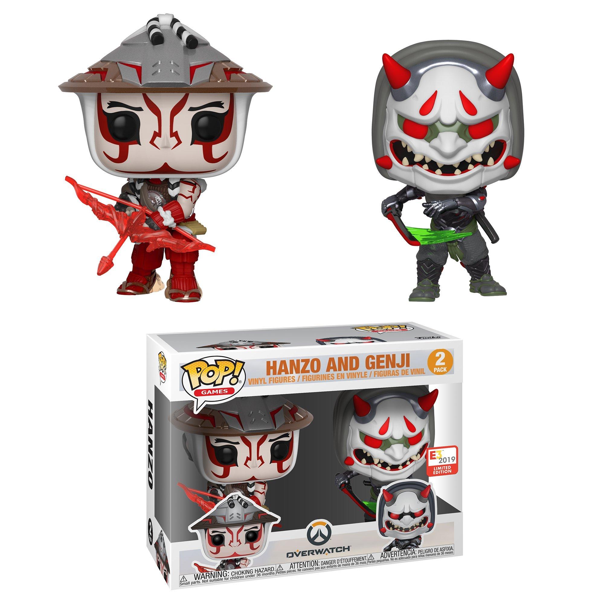 Pop Games Overwatch Hanzo And Genji 2 Pack 19 Limited Edition Only At Gamestop Gamestop
