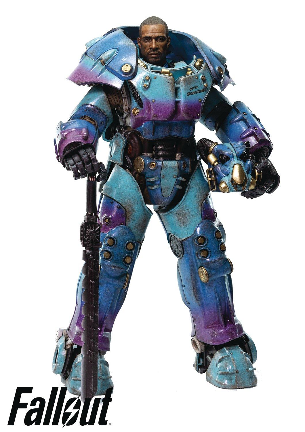Fallout X 01 Power Armor Quantum Variant Figure Only At Gamestop Gamestop