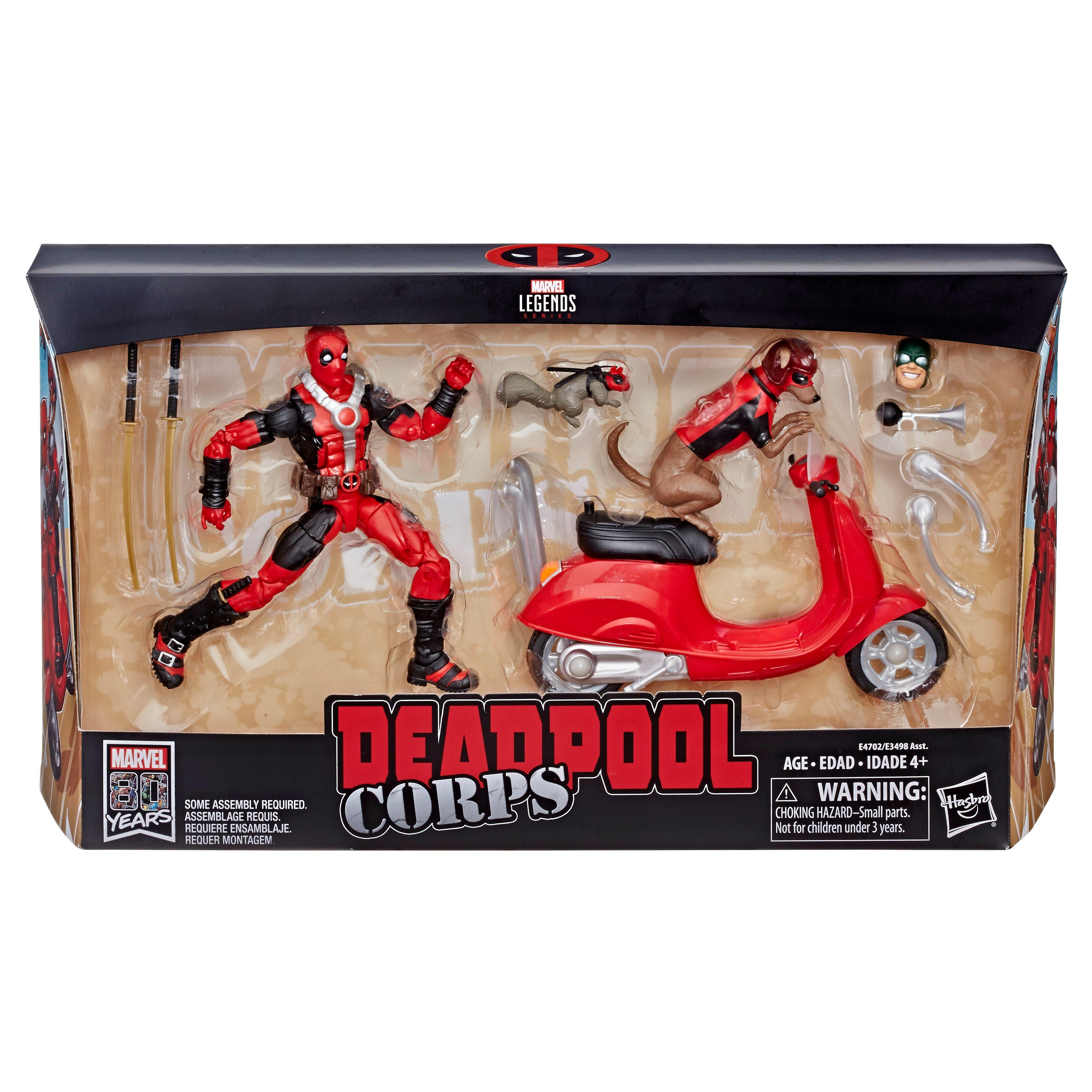 Hasbro Marvel Legends Series Deadpool with Scooter 6-in Action