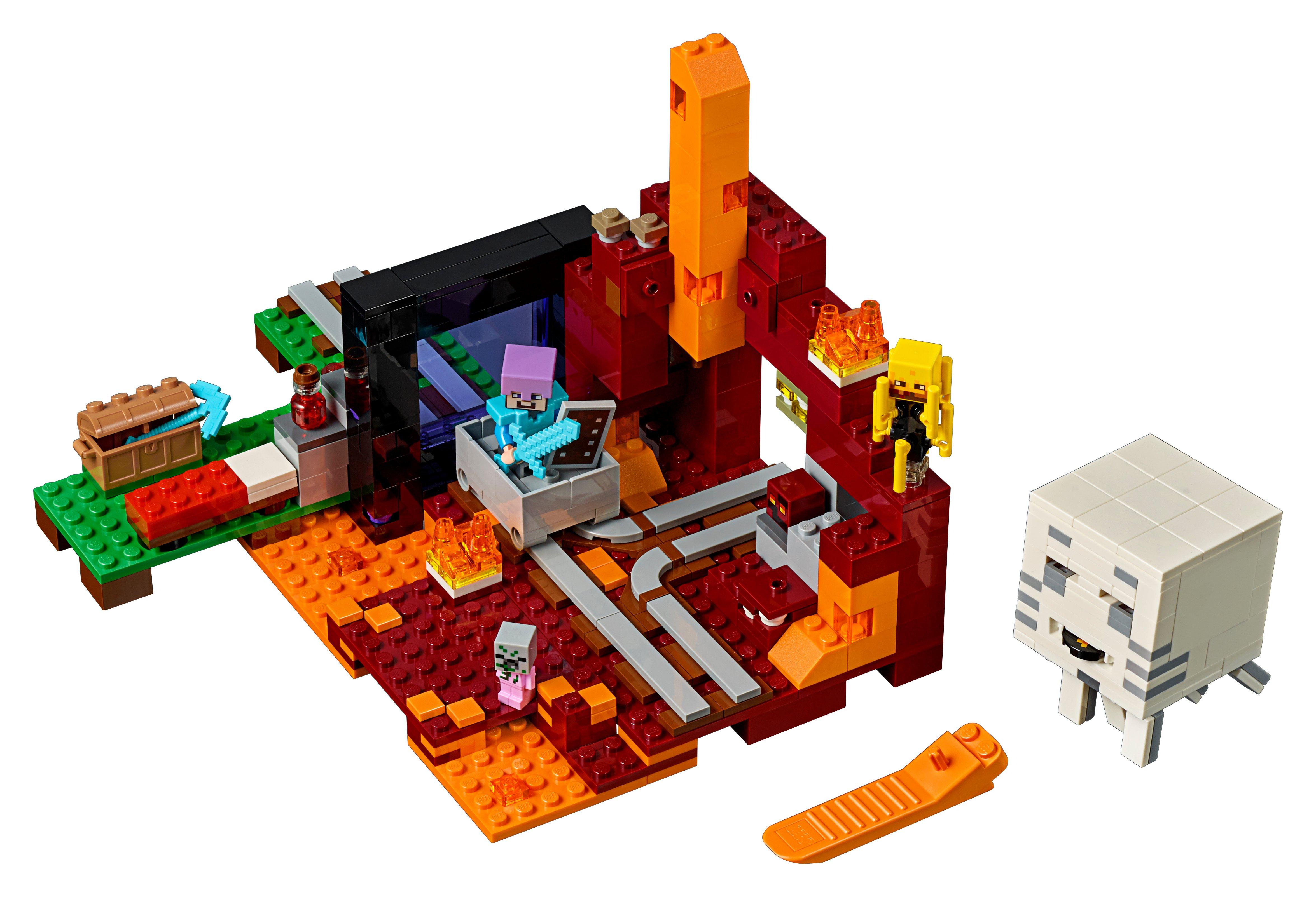 lego minecraft the nether portal 21143