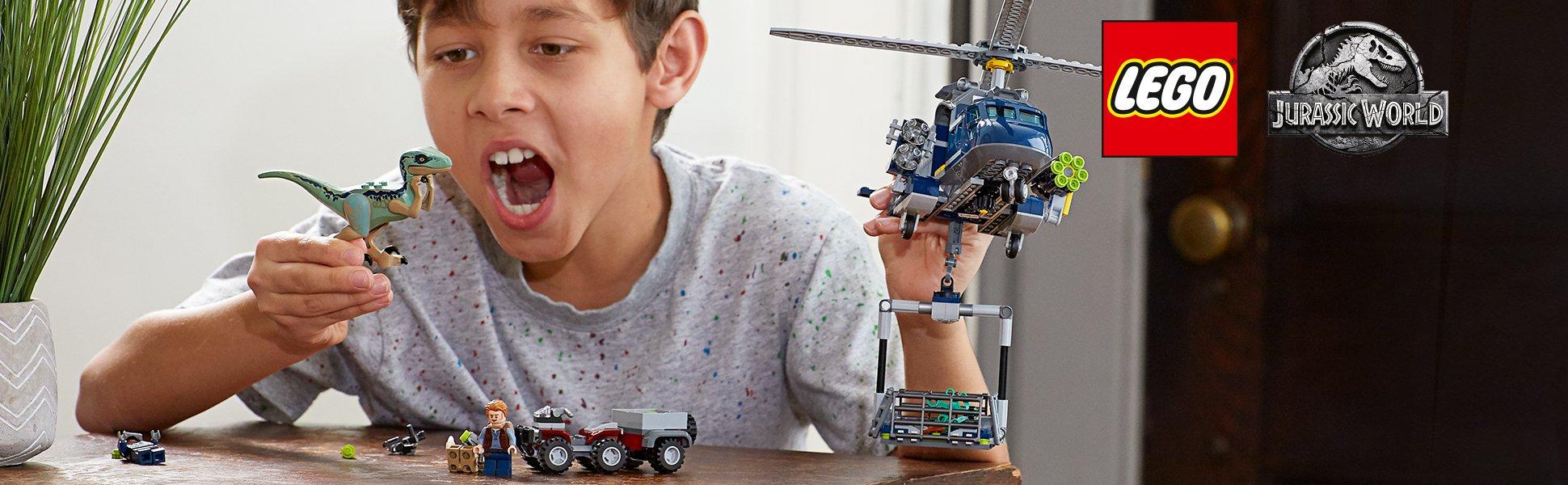 lego 75928 jurassic world blue's helicopter pursuit