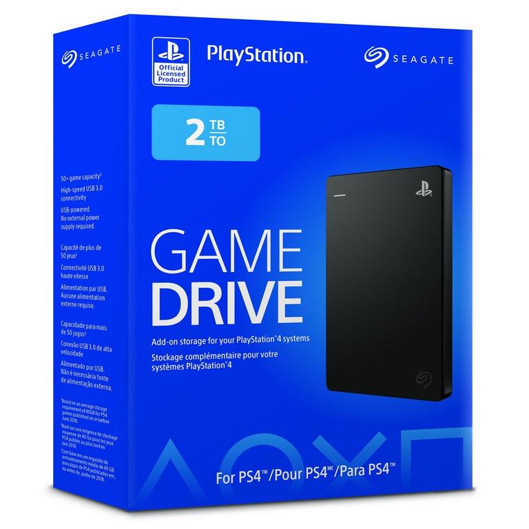 Seagate 2TB External Game for PlayStation GameStop
