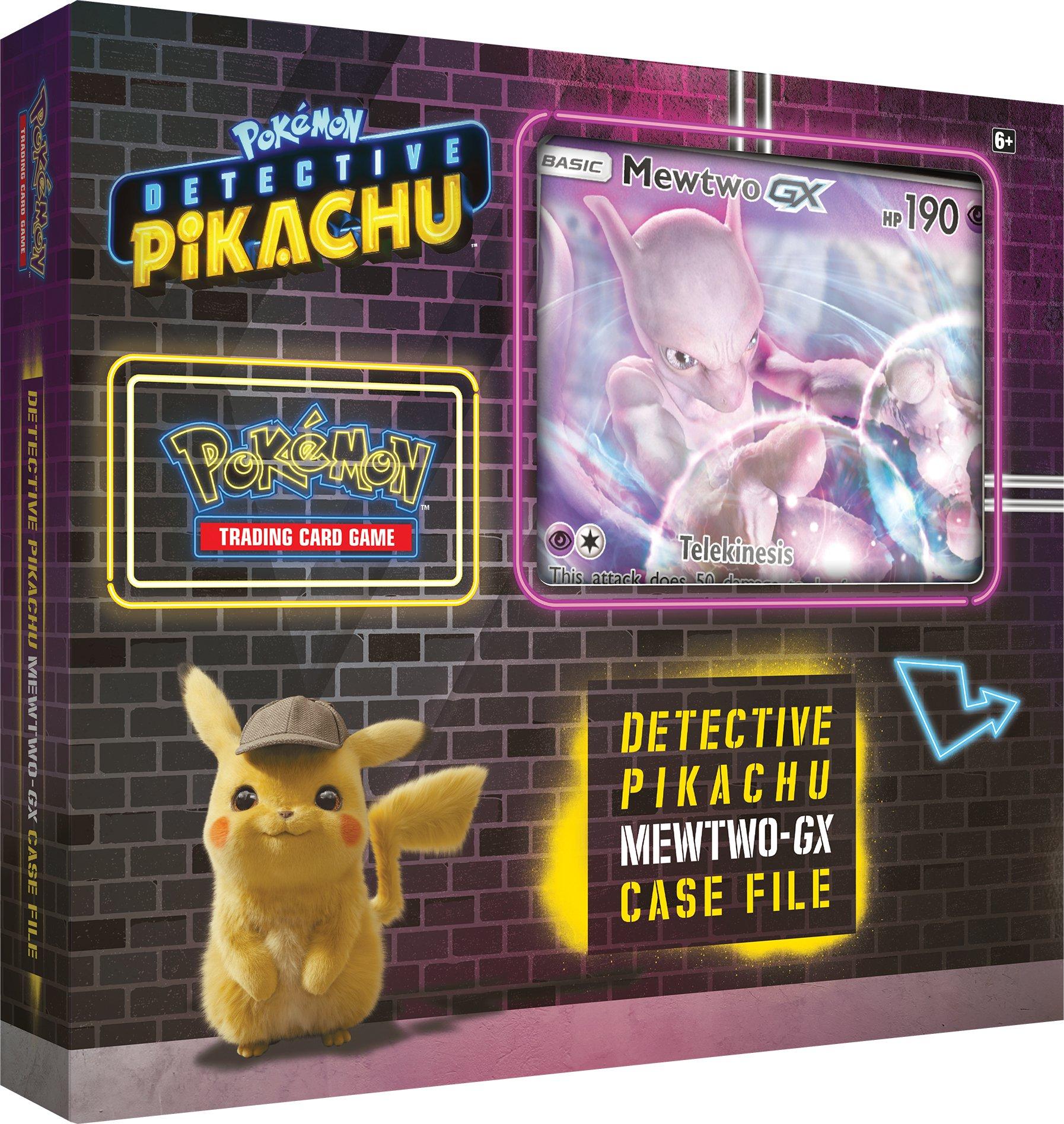 Pokemon Trading Card Game Detective Pikachu Mewtwo Gx Case File Gamestop