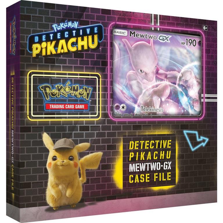 Pokemon Trading Card Game Detective Pikachu Mewtwo Gx Case File Gamestop