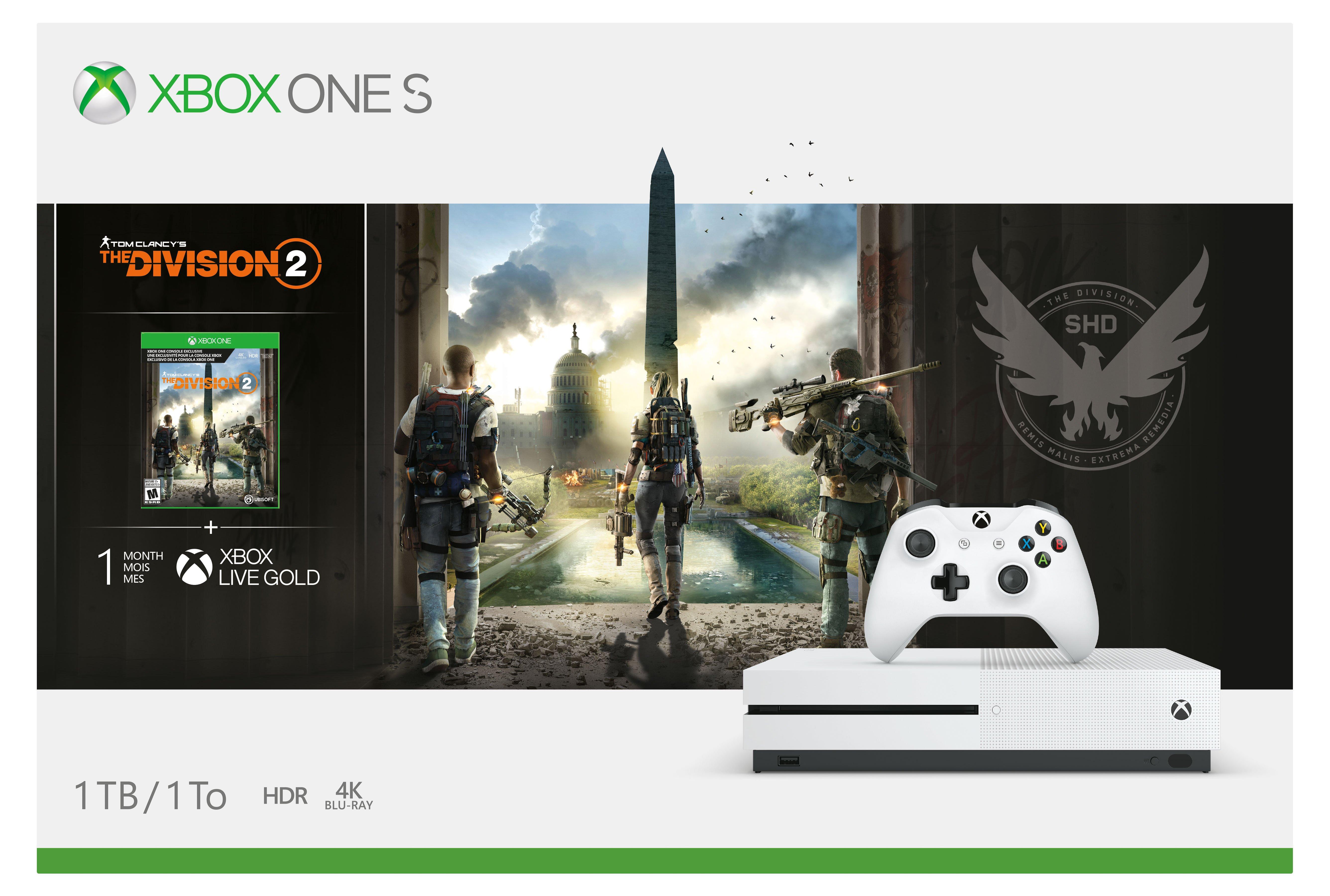 xbox one s the division 2 bundle
