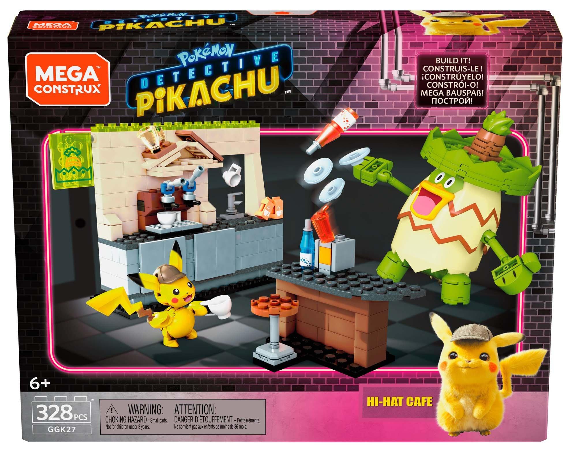 Pokemon Detective Pikachu Hi Hat Cafe Mega Construx Gamestop