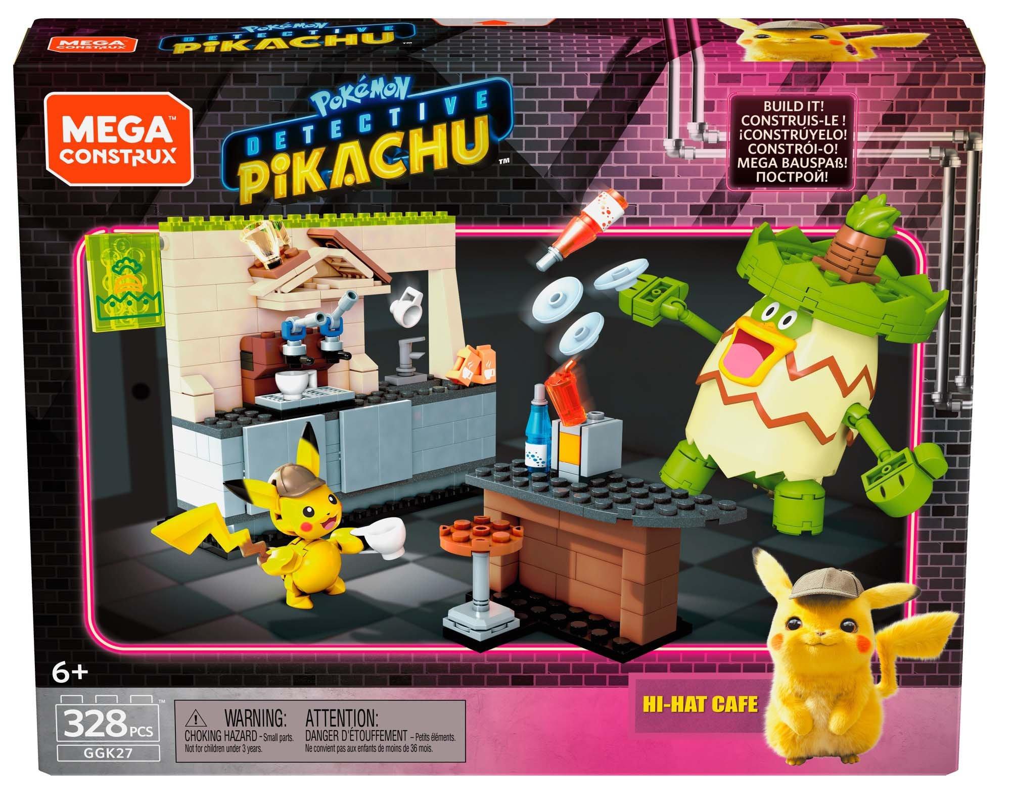 detective pikachu cafe figure collection