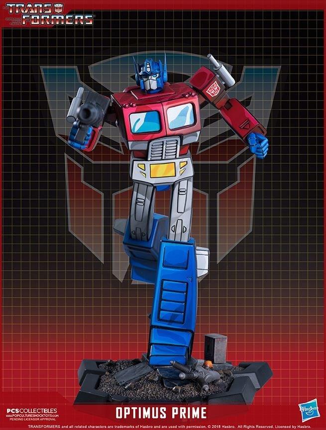 Download Transformers Optimus Prime Classic Series Statue Gamestop