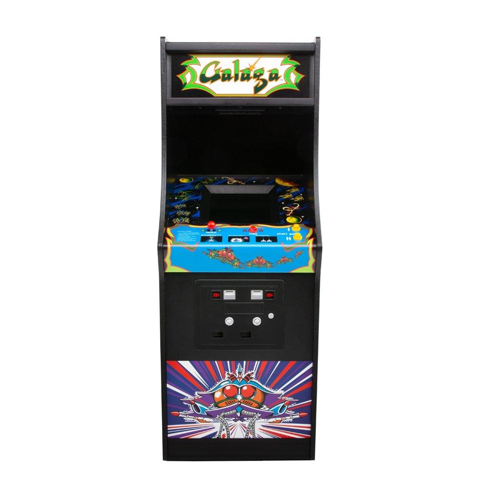 list item 1 of 16 Galaga Quarter Arcade Mini Cabinet
