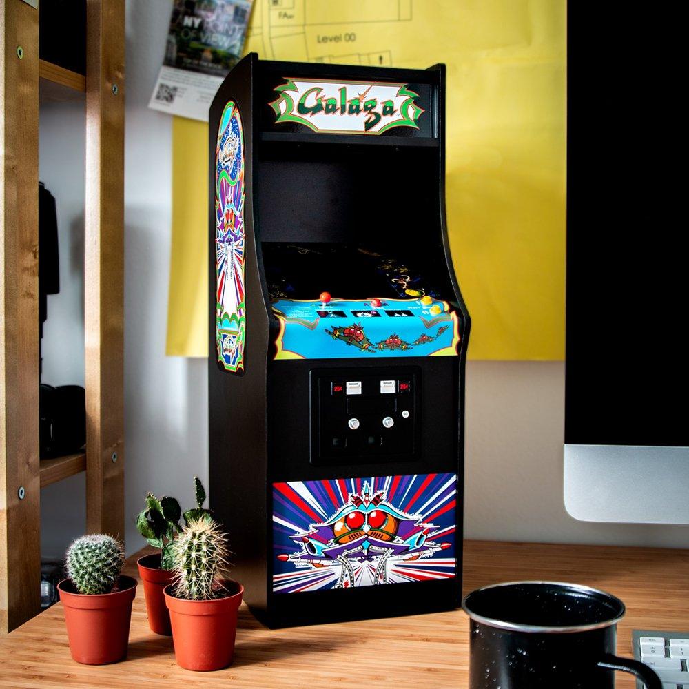 list item 9 of 16 Galaga Quarter Arcade Mini Cabinet