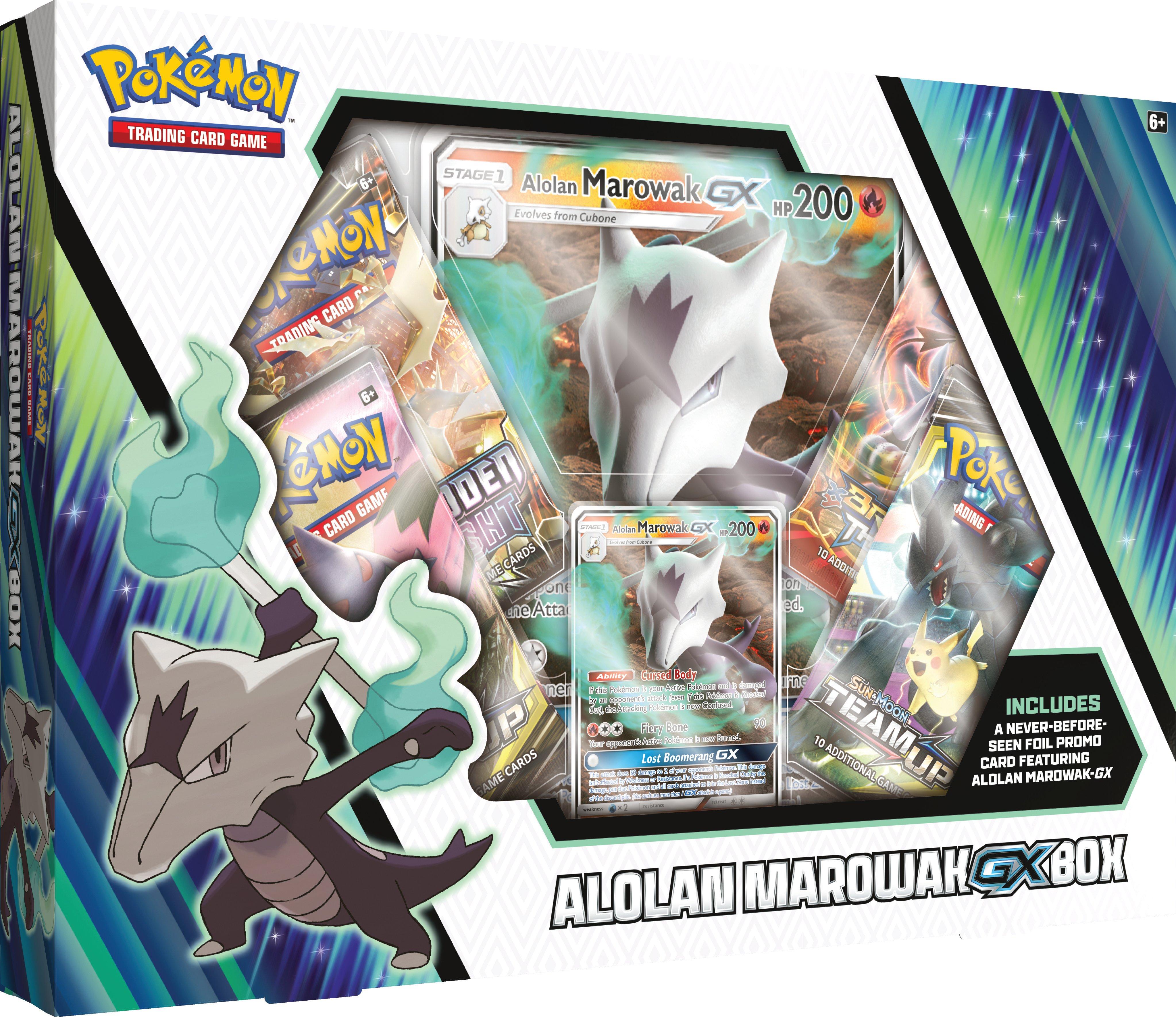 Pokemon Trading Card Game Alolan Marowak Gx Box Gamestop