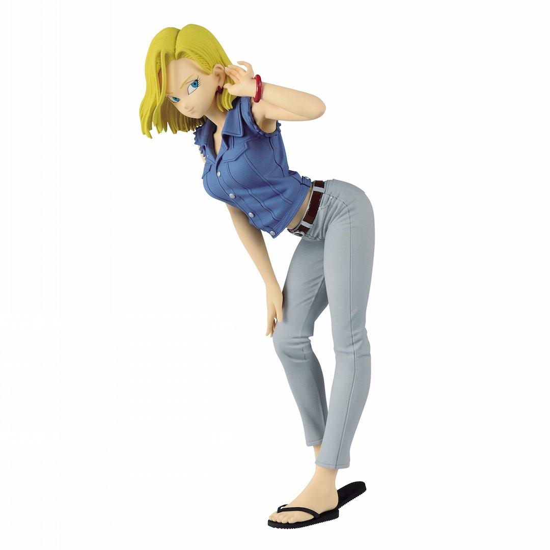 Dragon Ball Z Android No 18 Ii Glitter And Glamours Version 1 Statue Gamestop