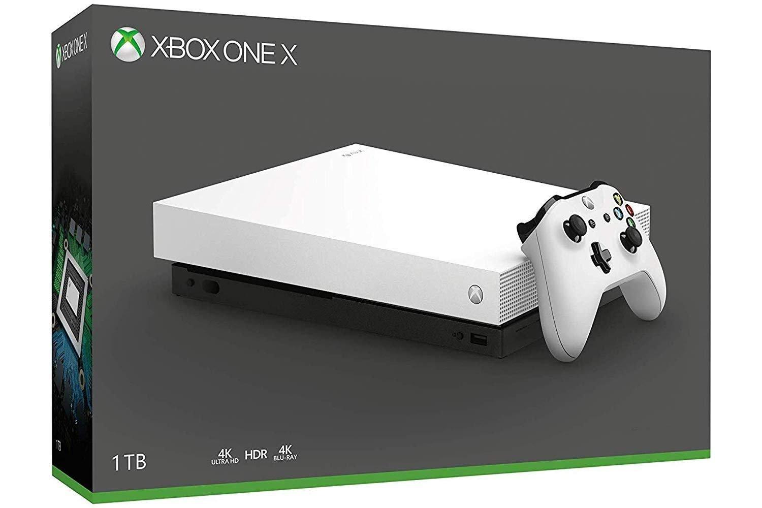 Microsoft Xbox One X 1TB Console White | GameStop