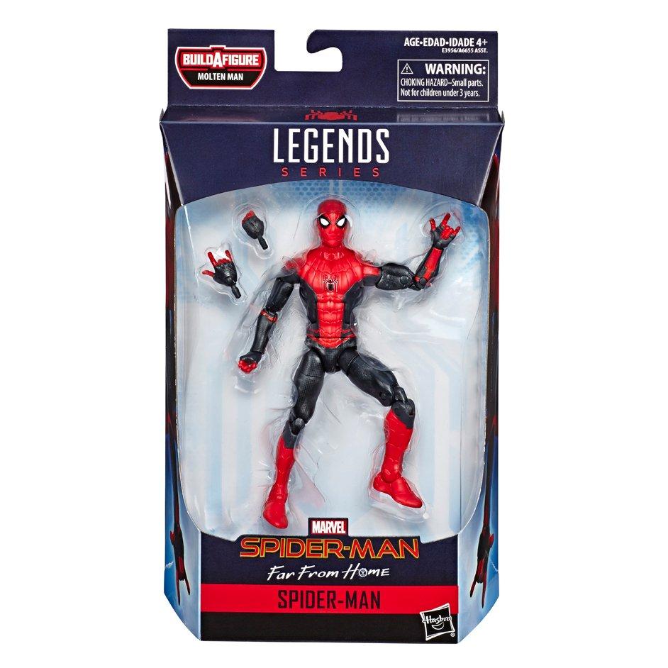 Marvel Legends Molten Man Series Spider Man Figure Gamestop