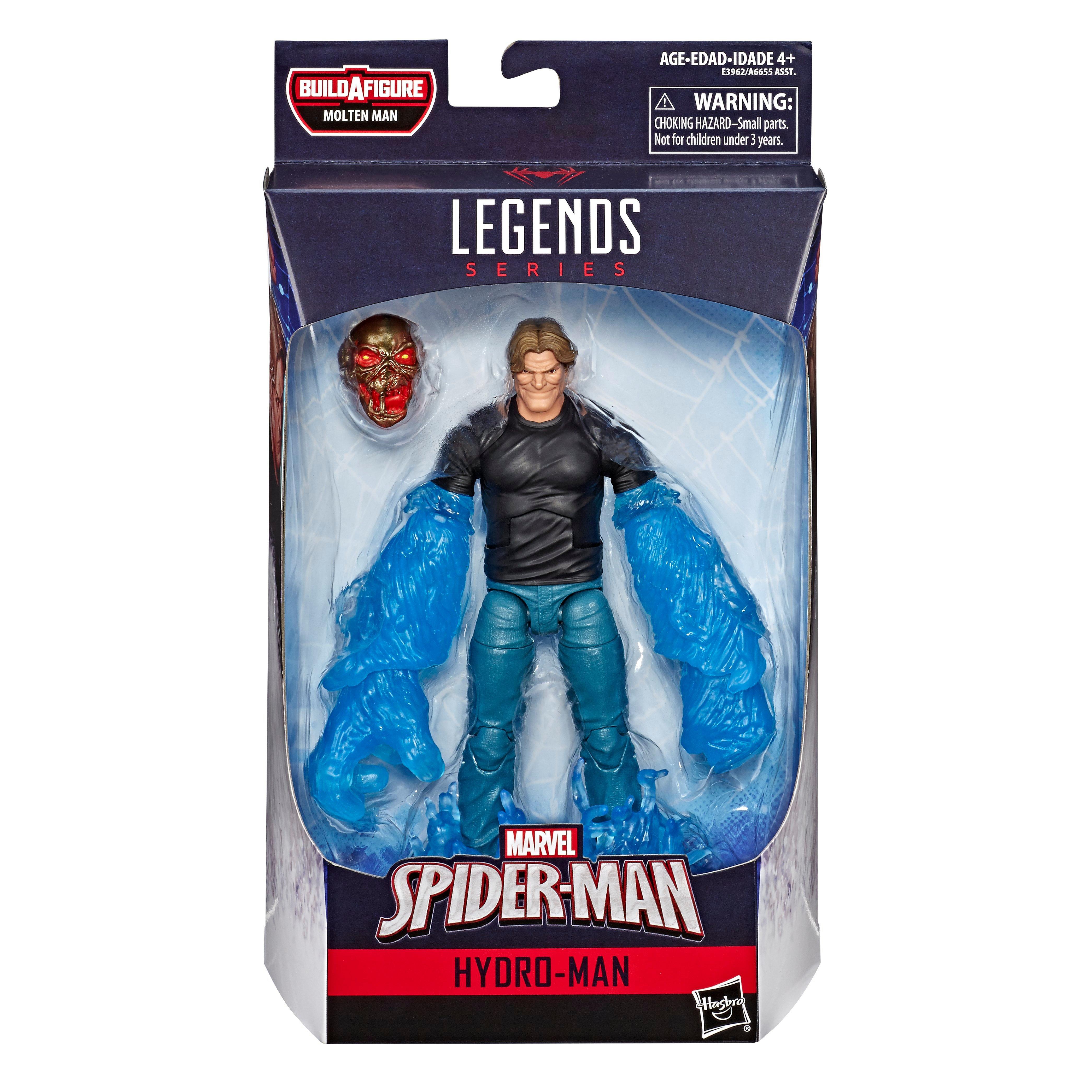 Marvel Legends 6/" scale figure Spiderman Tech Suit Far From Home Molten complete